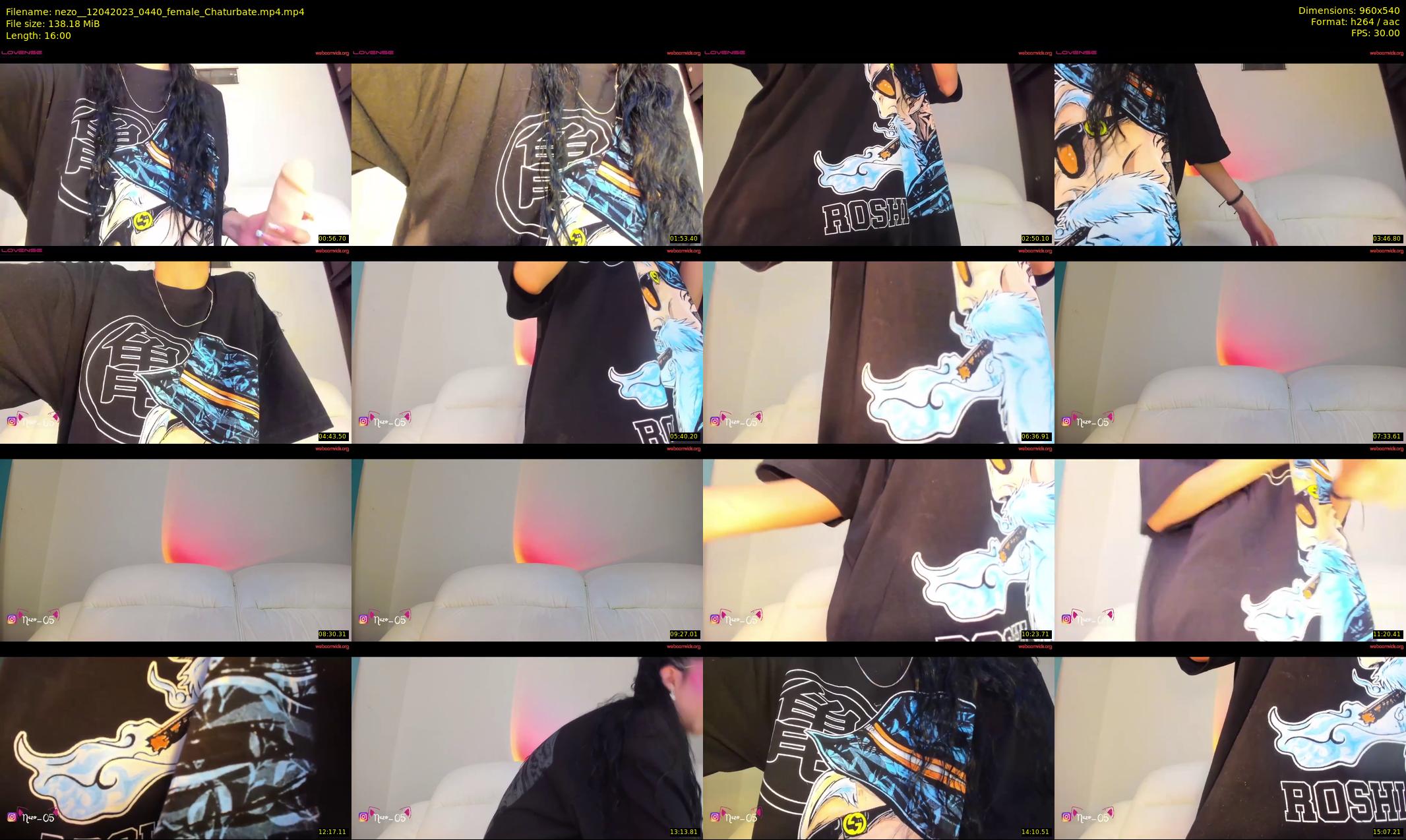 nezo_ — 16 minute Chaturbate female cam show recording, 480p, Apr 12, 2023