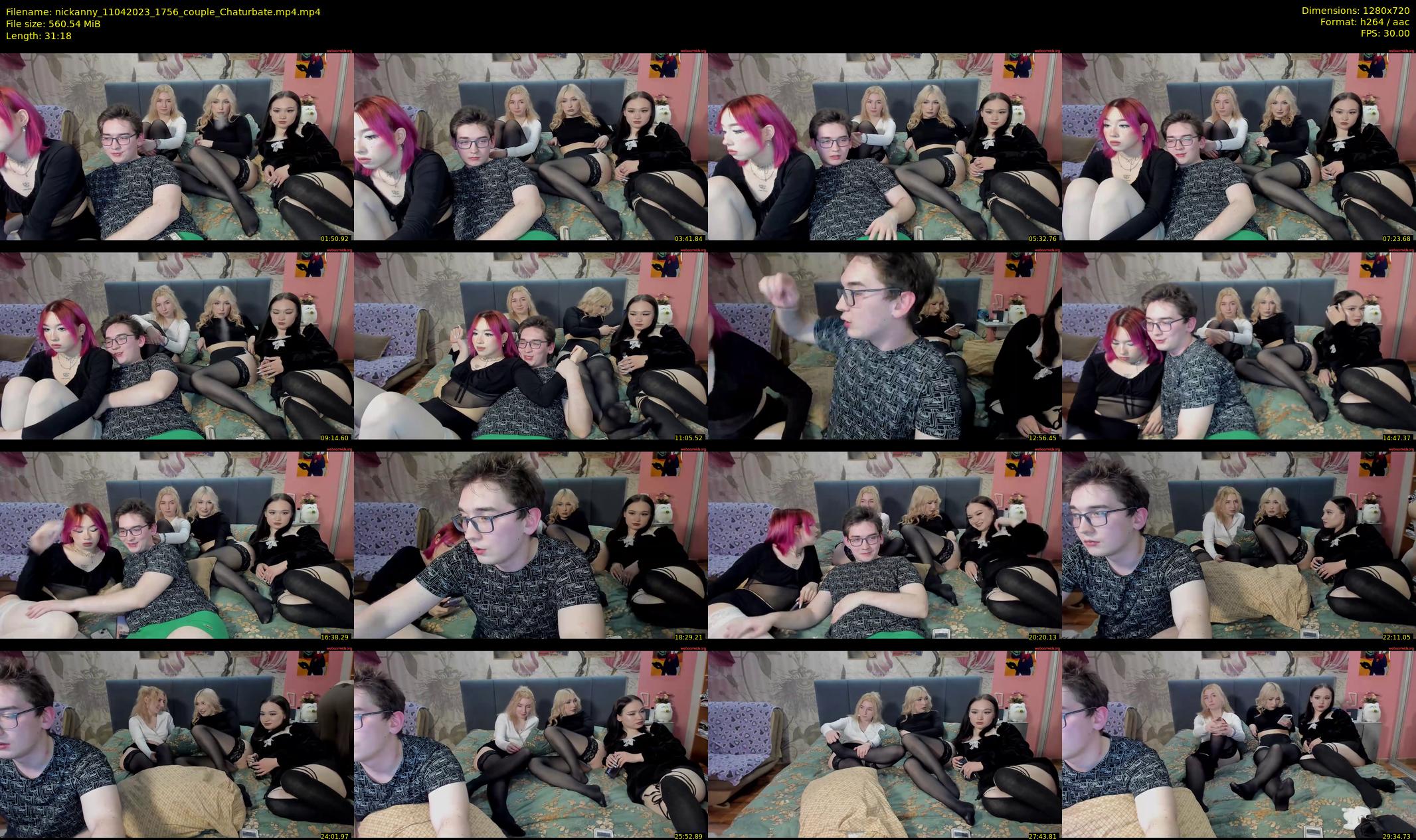 nickanny — 32 minute Chaturbate couple cam show recording, 720p, Apr 11, 2023