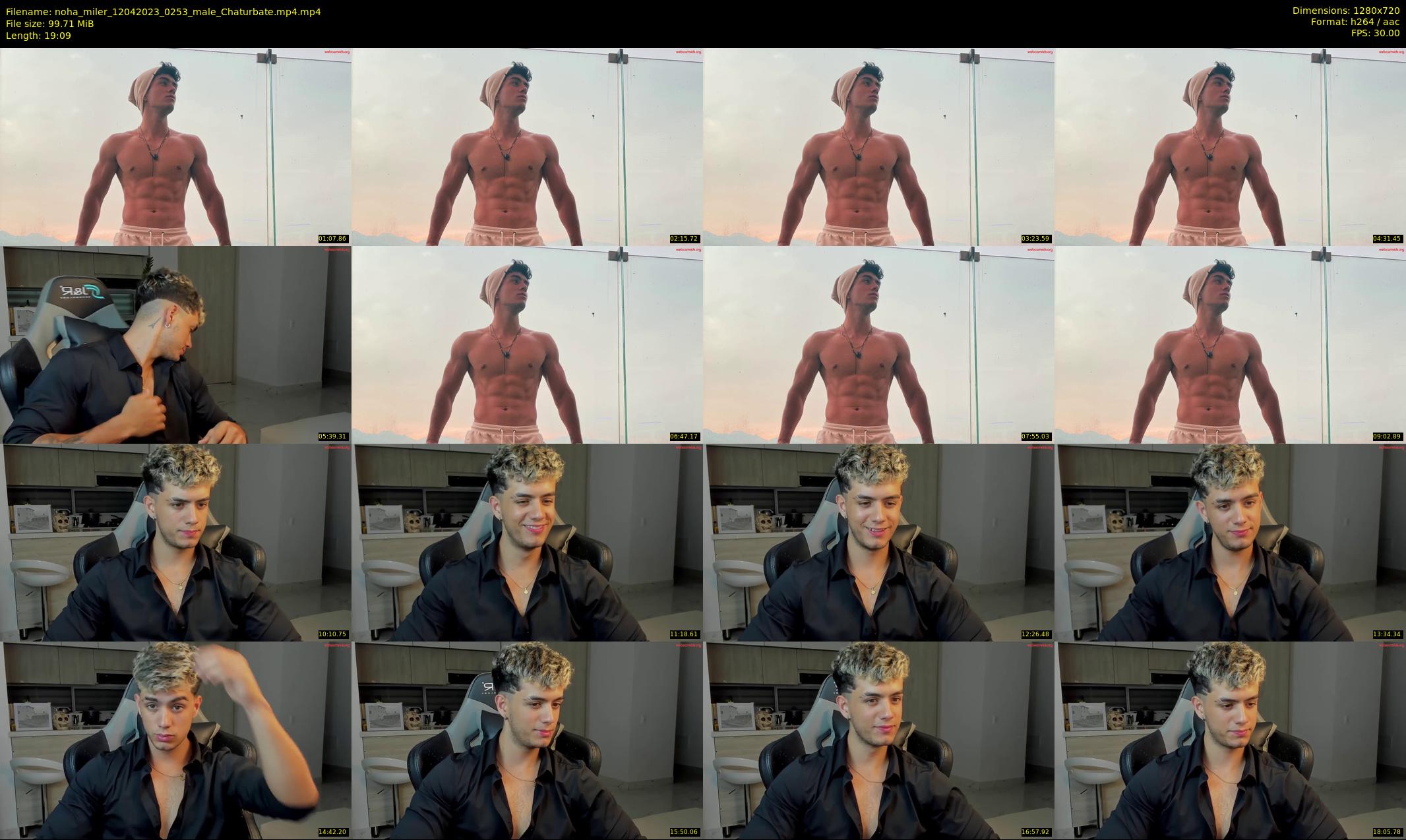 noha_miler — 20 minute Chaturbate male cam show recording, 720p, Apr 12, 2023