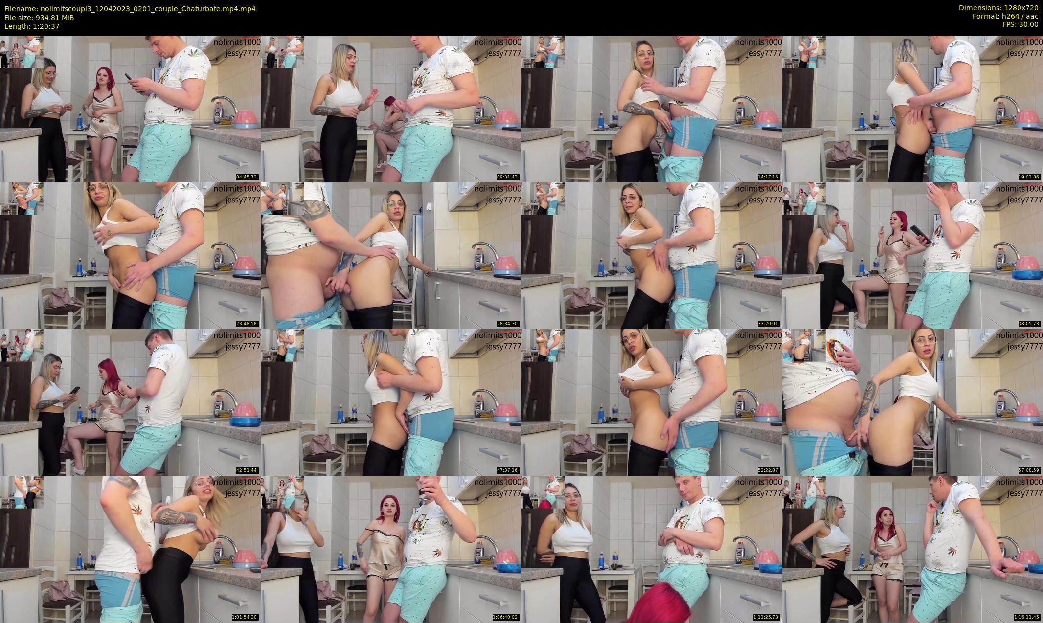 nolimitscoupl3 — 81 minute Chaturbate couple cam show recording, 720p, Apr 12, 2023