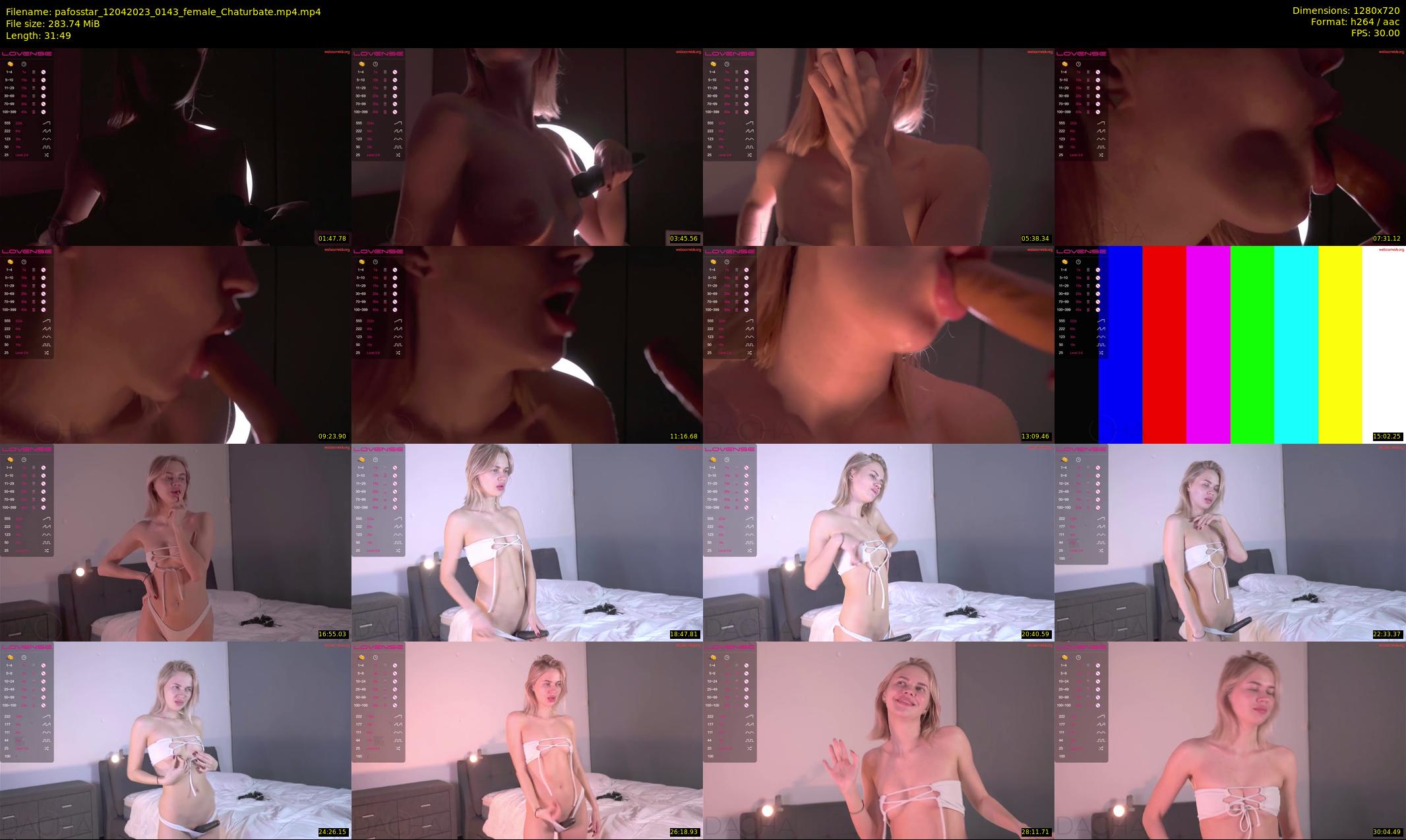 pafosstar — 32 minute Chaturbate female cam show recording, 720p, Apr 12, 2023