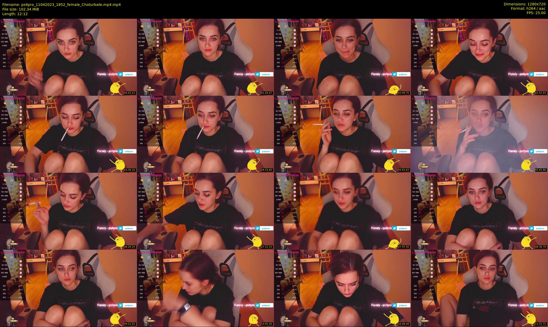 ps4pro — 13 minute Chaturbate female cam show recording, 720p, Apr 11, 2023