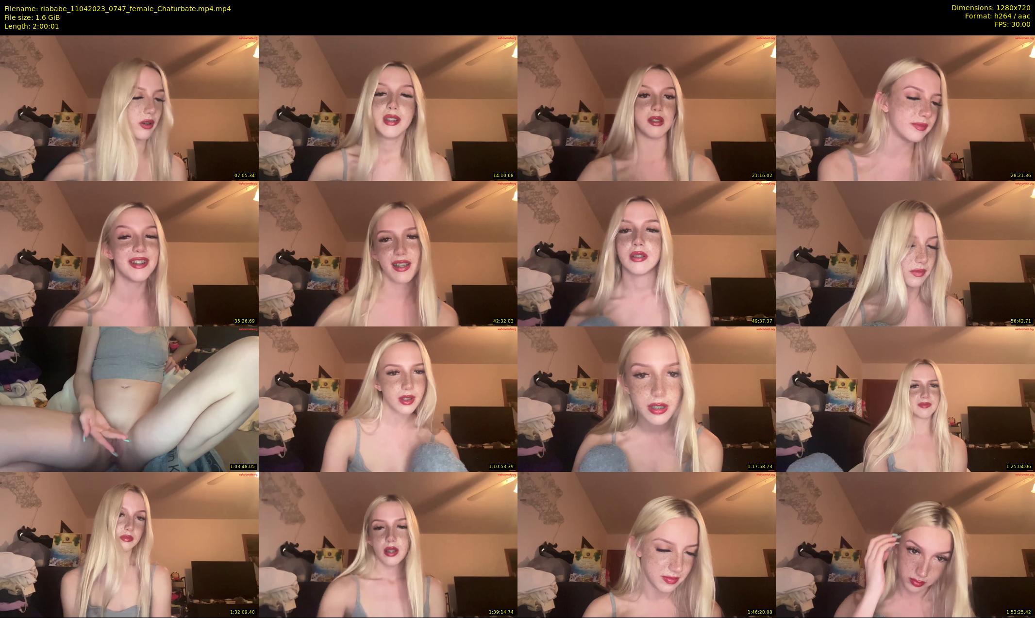 riababe — 121 minute Chaturbate female cam show recording, 720p, Apr 11, 2023