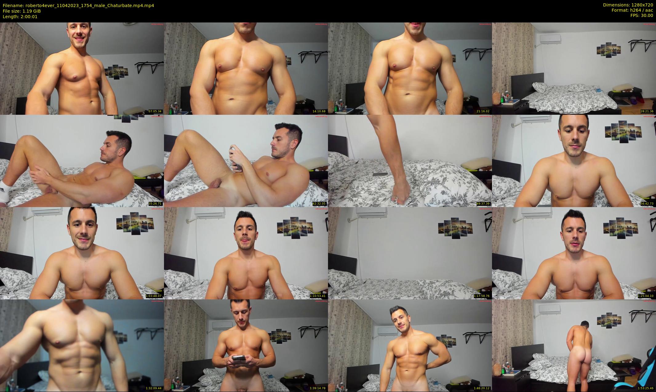 roberto4ever — 121 minute Chaturbate male cam show recording, 720p, Apr 11, 2023