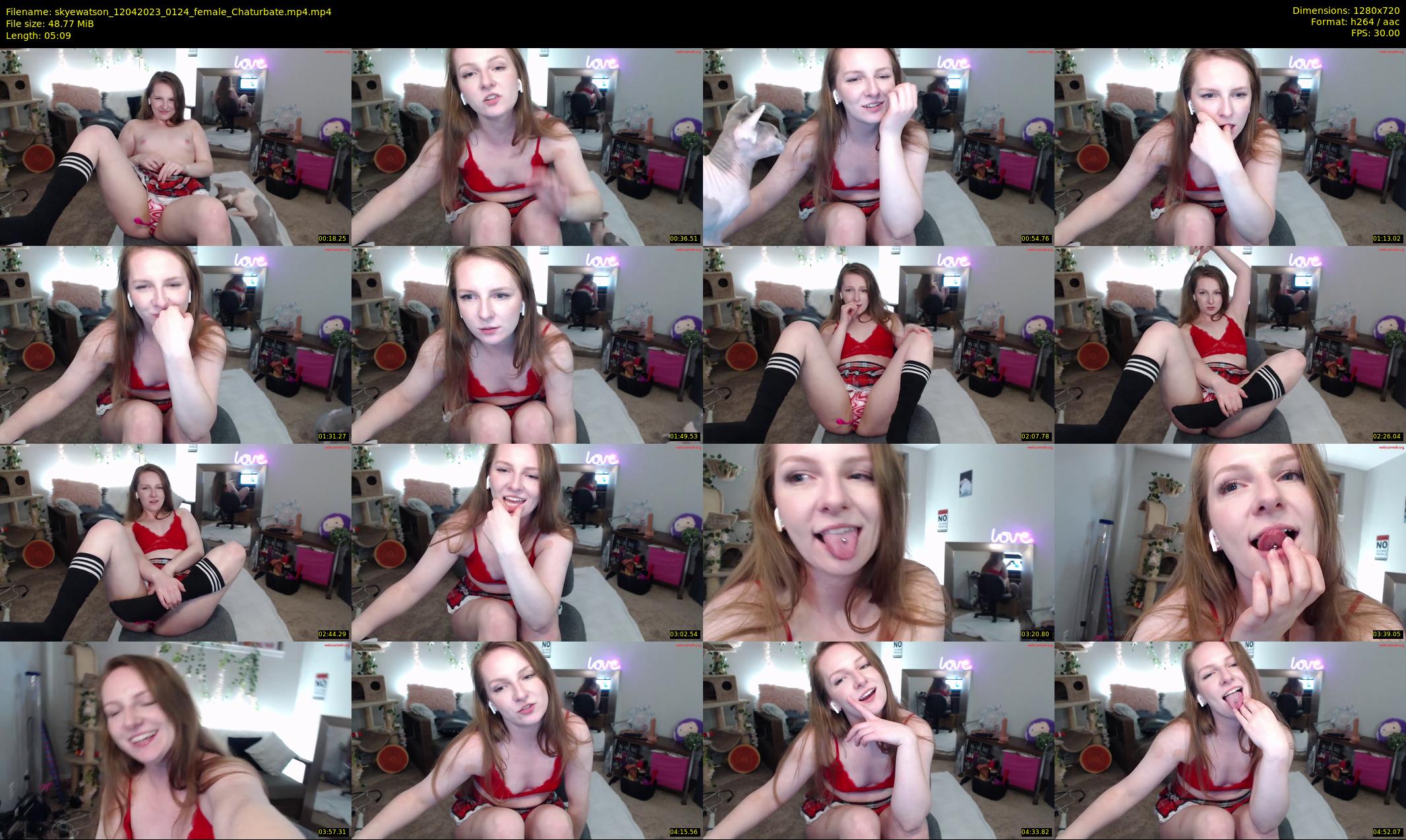 skyewatson — 6 minute Chaturbate female cam show recording, 720p, Apr 12, 2023