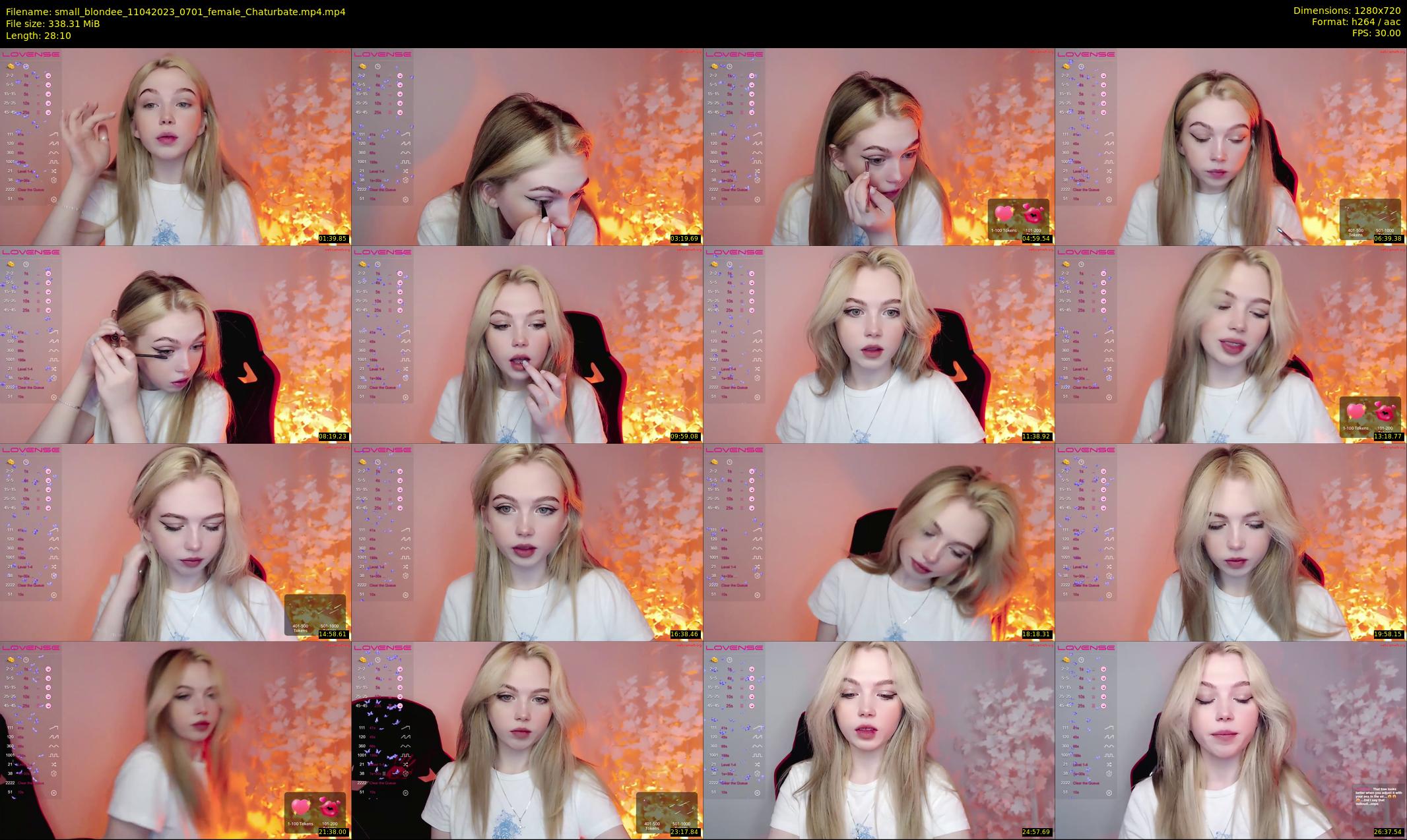 small_blondee — 29 minute Chaturbate female cam show recording, 720p, Apr 11, 2023