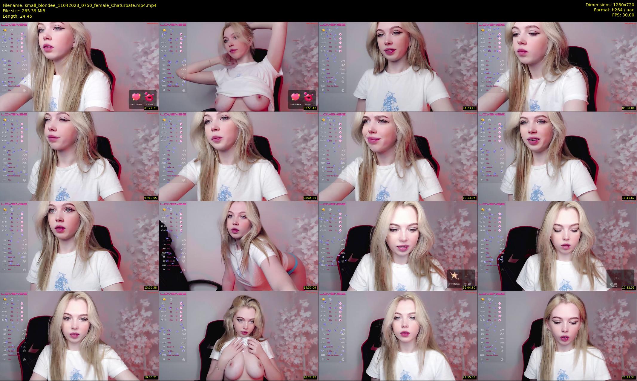 small_blondee — 25 minute Chaturbate female cam show recording, 720p, Apr 11, 2023