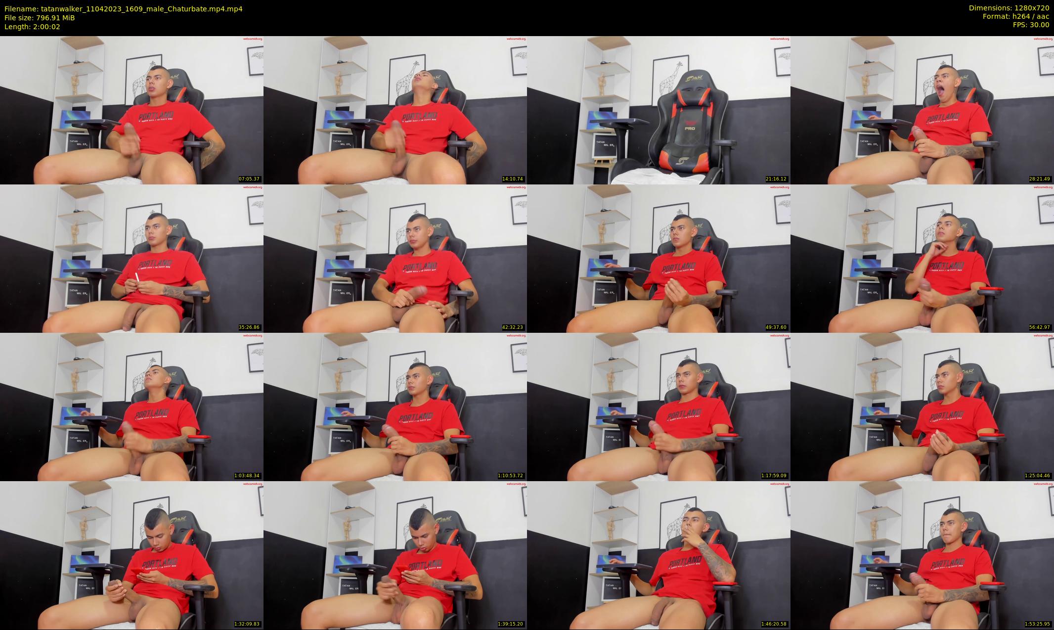tatanwalker — 121 minute Chaturbate male cam show recording, 720p, Apr 11, 2023
