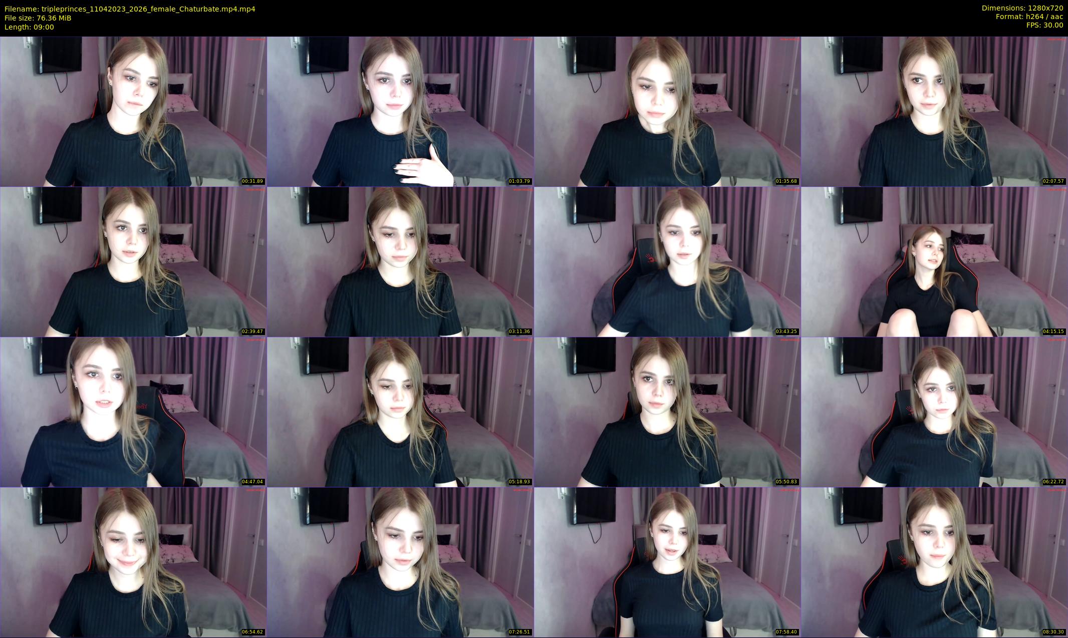 tripleprinces — 9 minute Chaturbate female cam show recording, 720p, Apr 11, 2023