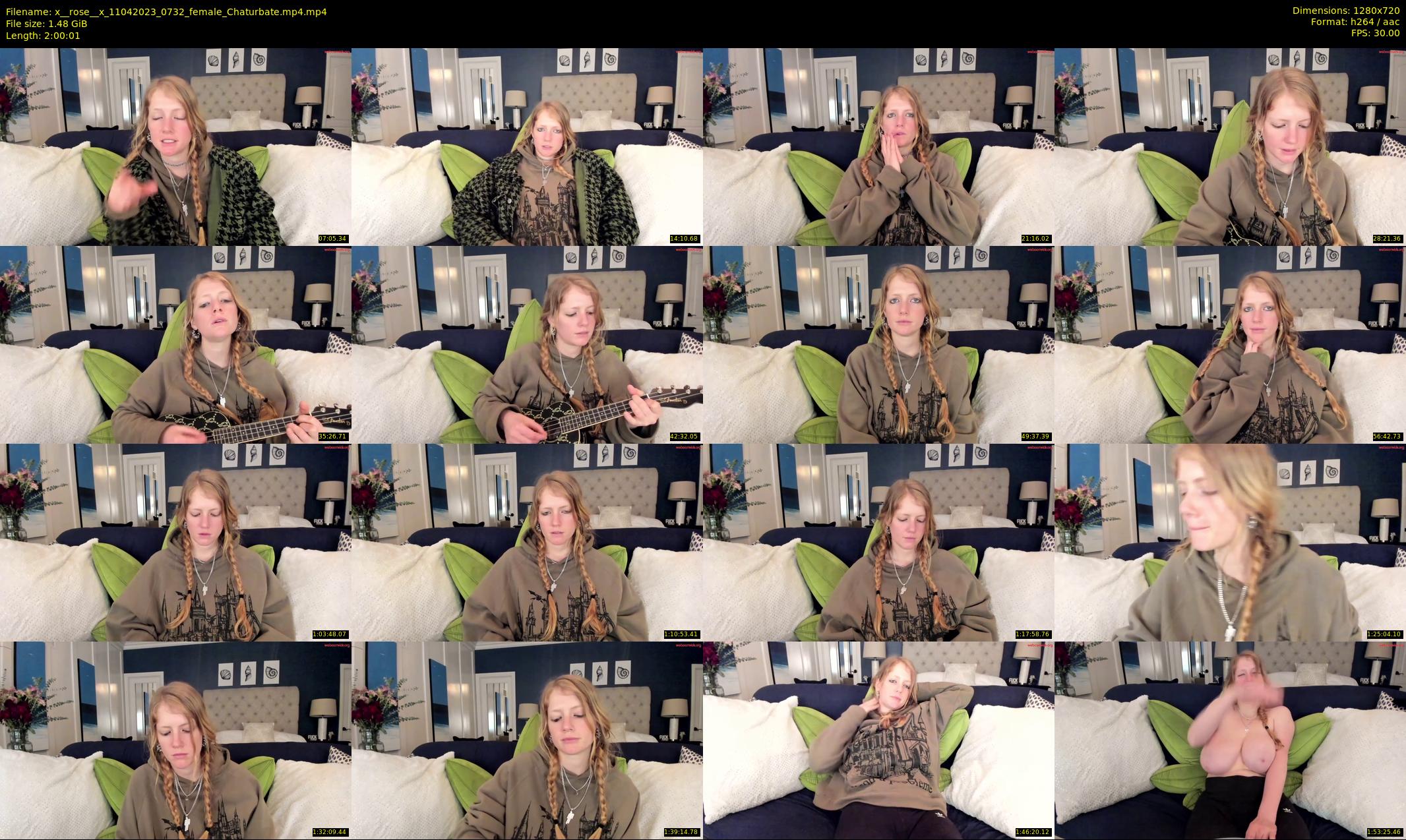 x__rose__x — 121 minute Chaturbate female cam show recording, 720p, Apr 11, 2023