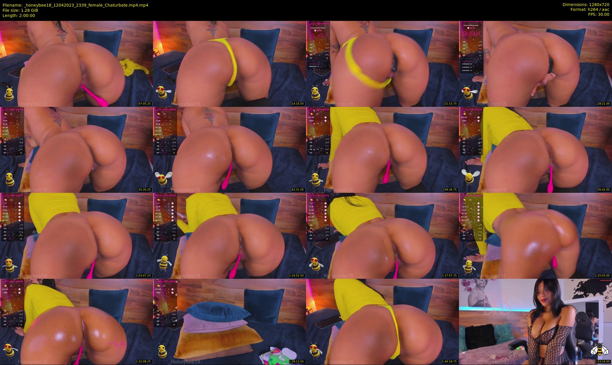 _honeybee18 — 120 minute Chaturbate female cam show recording, 720p, Apr 12, 2023