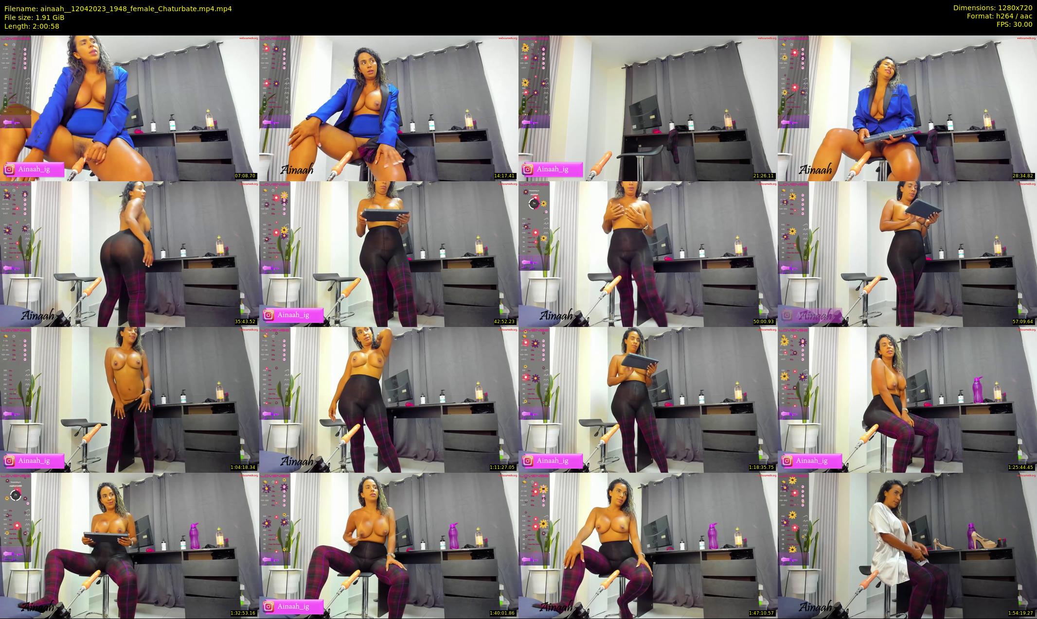 ainaah_ — 121 minute Chaturbate female cam show recording, 720p, Apr 12, 2023