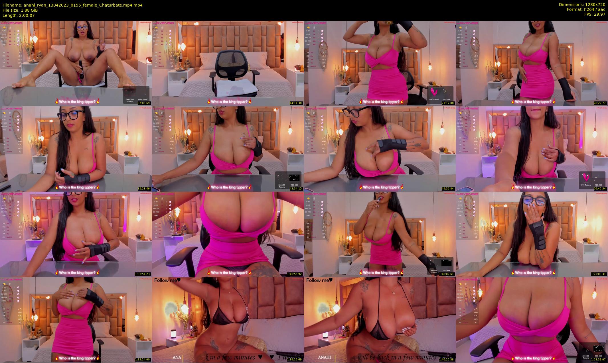 anahi_ryan — 121 minute Chaturbate female cam show recording, 720p, Apr 13, 2023