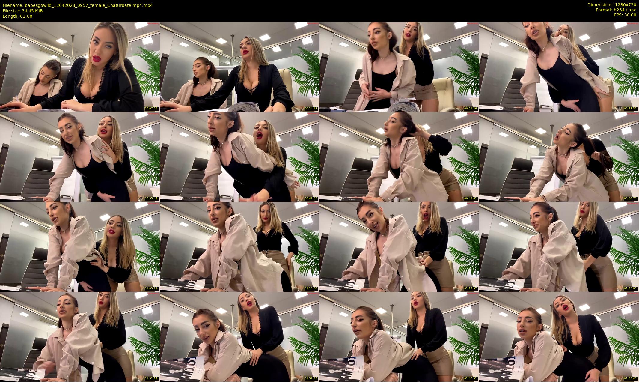 babesgowild — 2 minute Chaturbate couple cam show recording, 720p, Apr 12, 2023
