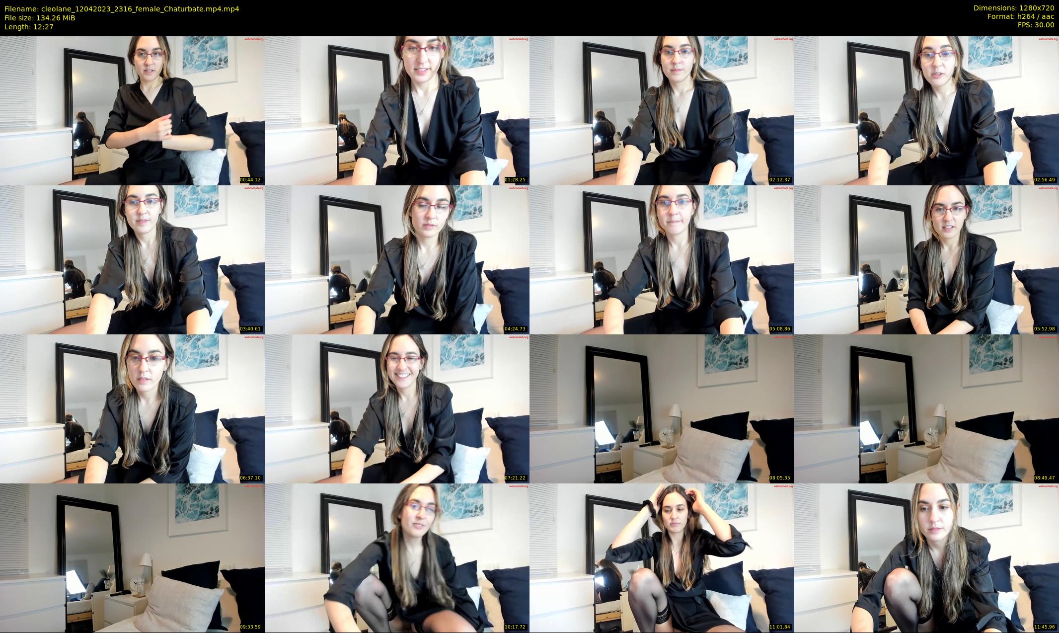 cleolane — 13 minute Chaturbate female cam show recording, 720p, Apr 12, 2023
