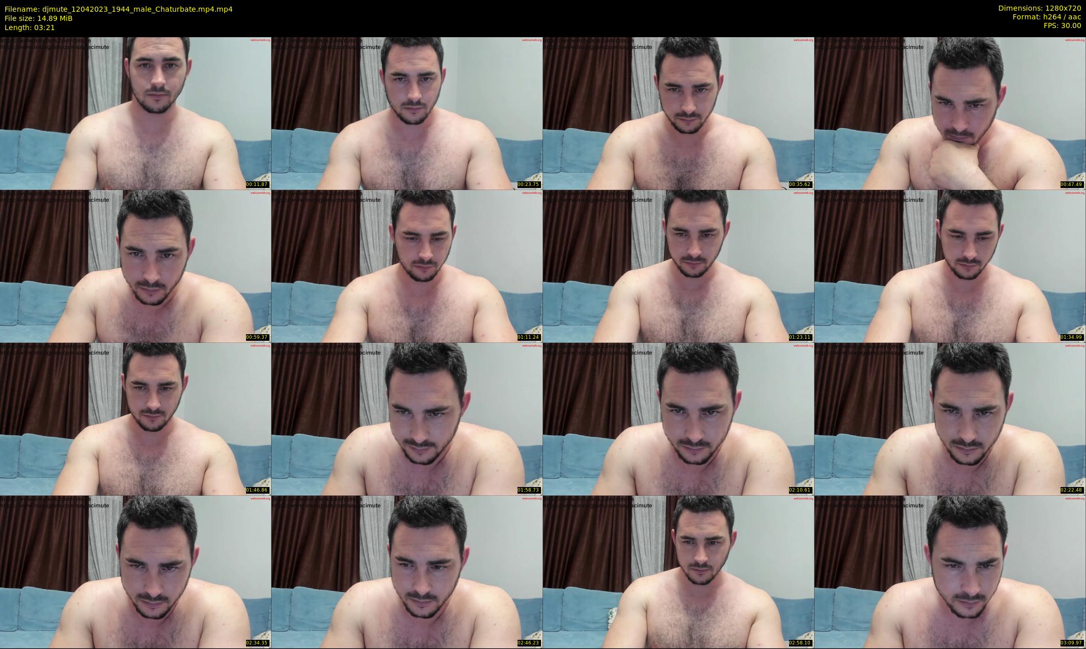 djmute — 4 minute Chaturbate male cam show recording, 720p, Apr 12, 2023