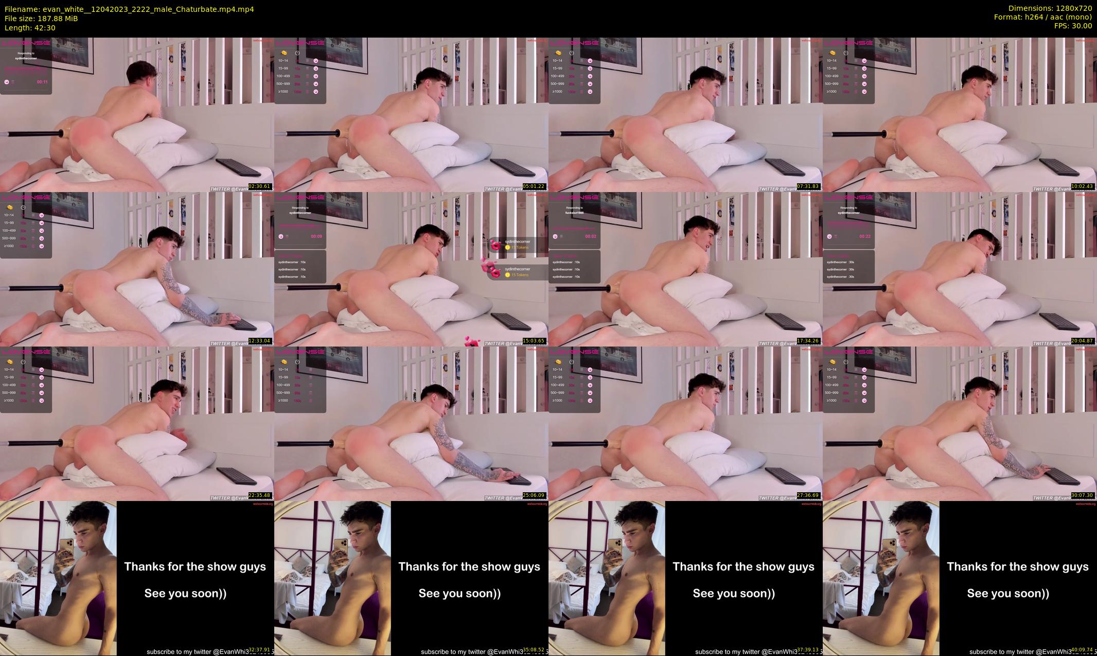 evan_white_ — 43 minute Chaturbate male cam show recording, 720p, Apr 12, 2023