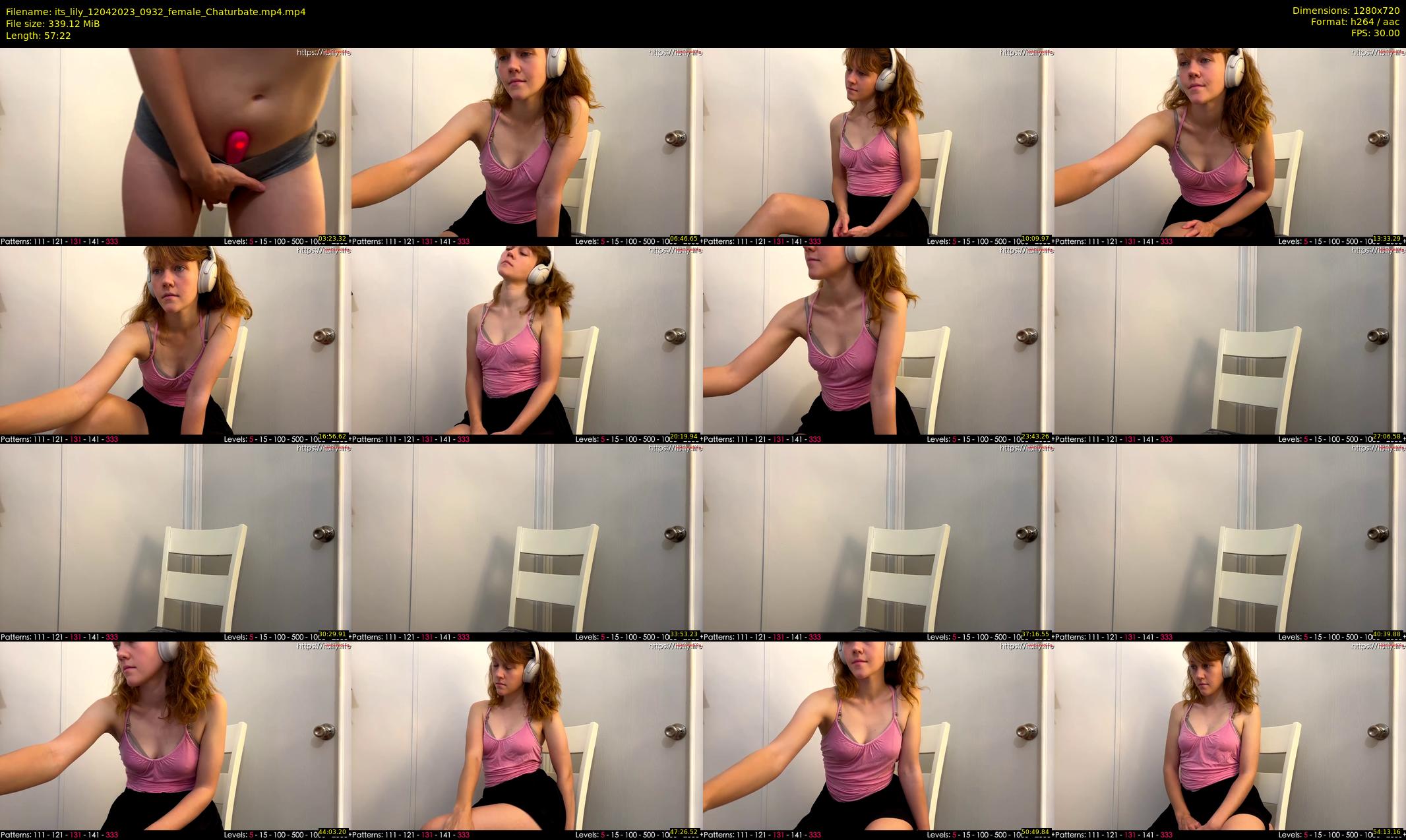 its_lily — 58 minute Chaturbate female cam show recording, 720p, Apr 12, 2023