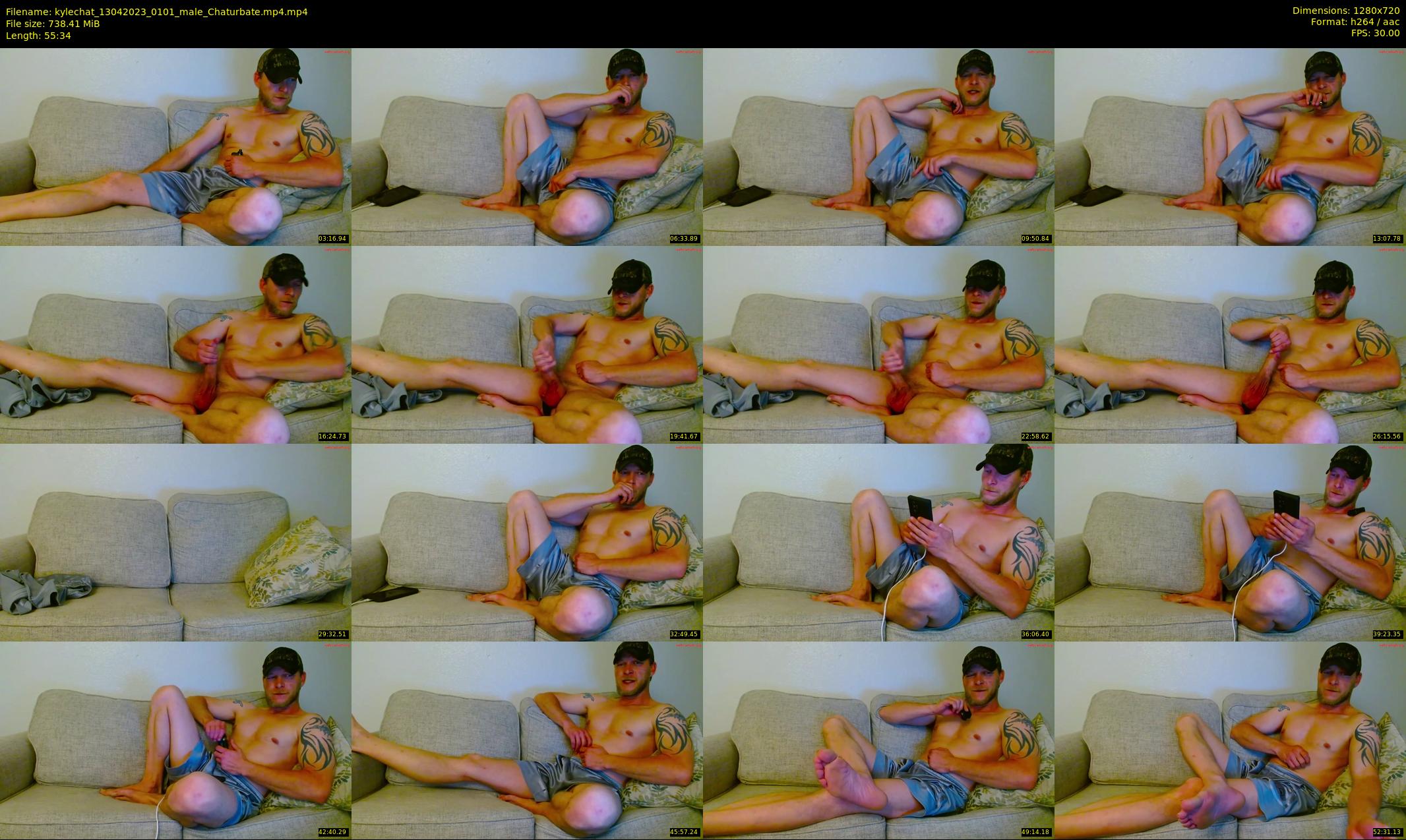 kylechat — 56 minute Chaturbate male cam show recording, 720p, Apr 13, 2023