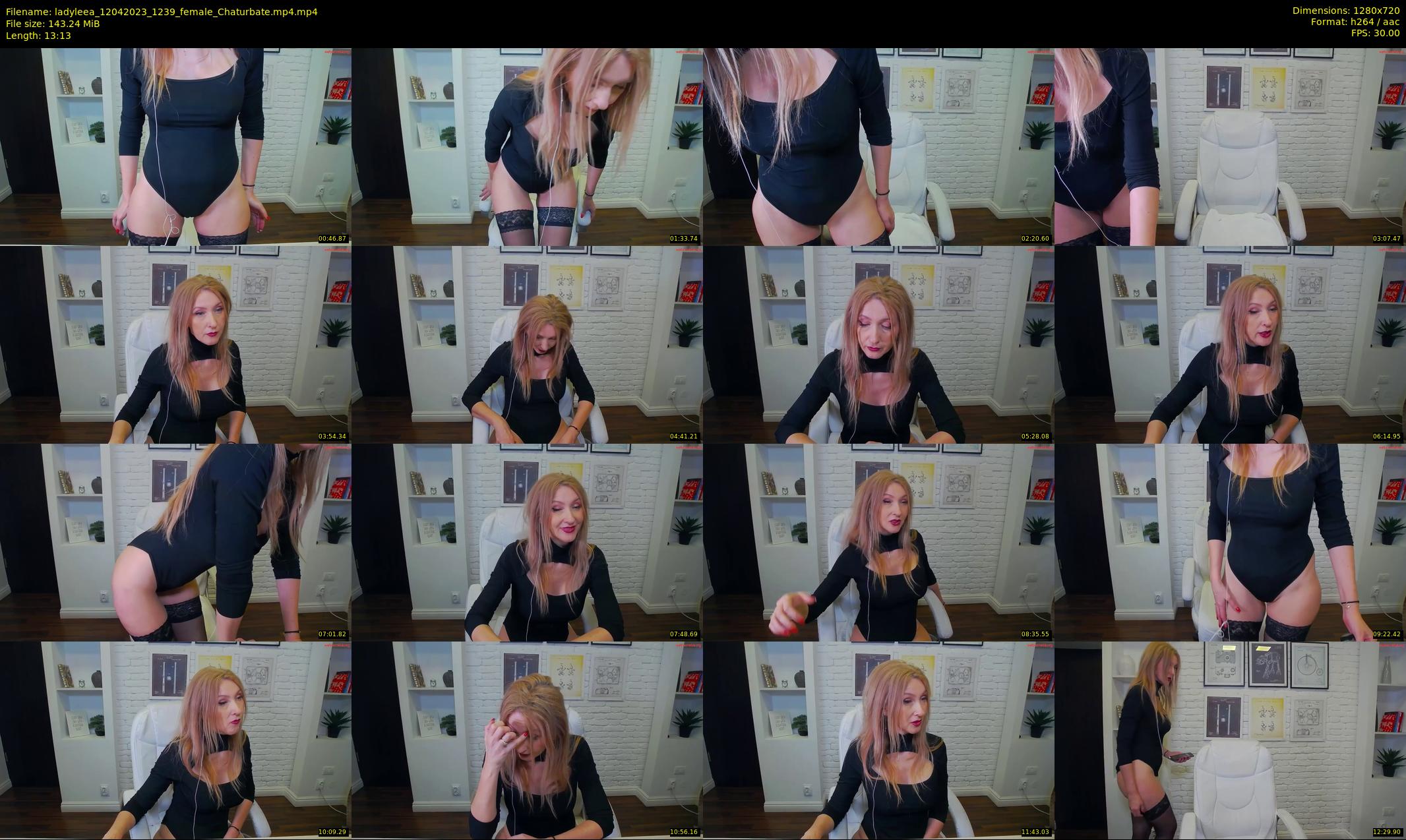 ladyleea — 14 minute Chaturbate female cam show recording, 720p, Apr 12, 2023