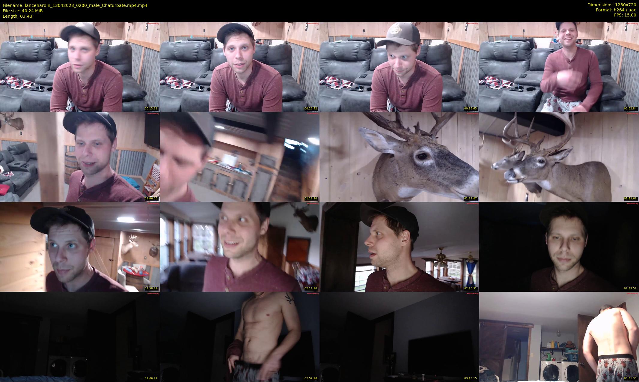 lancehardin — 4 minute Chaturbate male cam show recording, 720p, Apr 13, 2023