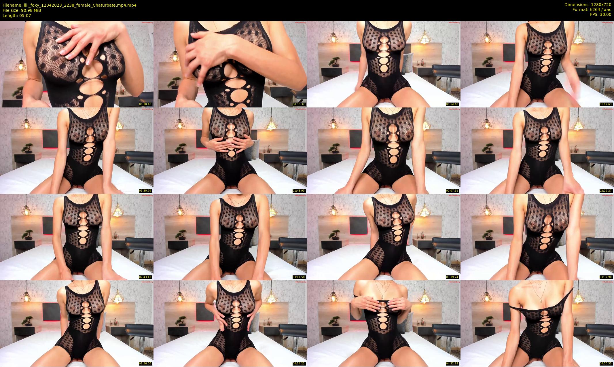 lili_foxy — 6 minute Chaturbate female cam show recording, 720p, Apr 12, 2023