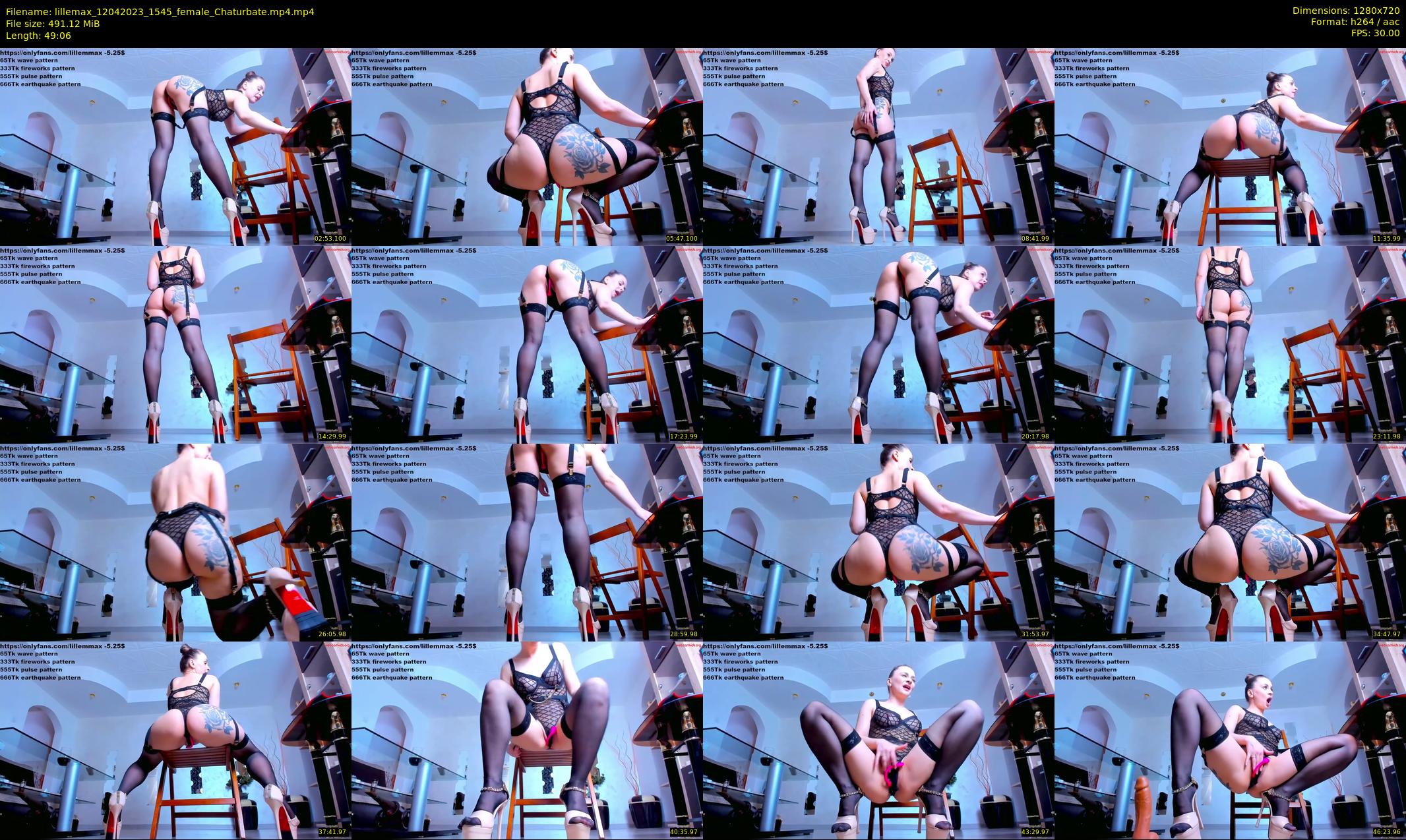 lillemax — 50 minute Chaturbate female cam show recording, 720p, Apr 12, 2023