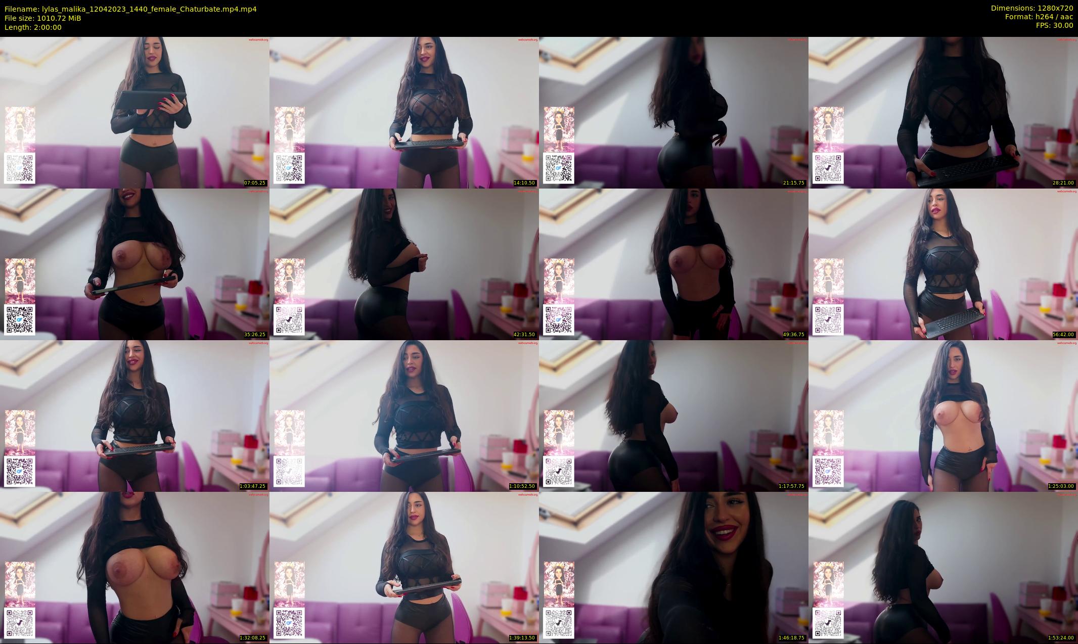 lylas_malika — 120 minute Chaturbate female cam show recording, 720p, Apr 12, 2023