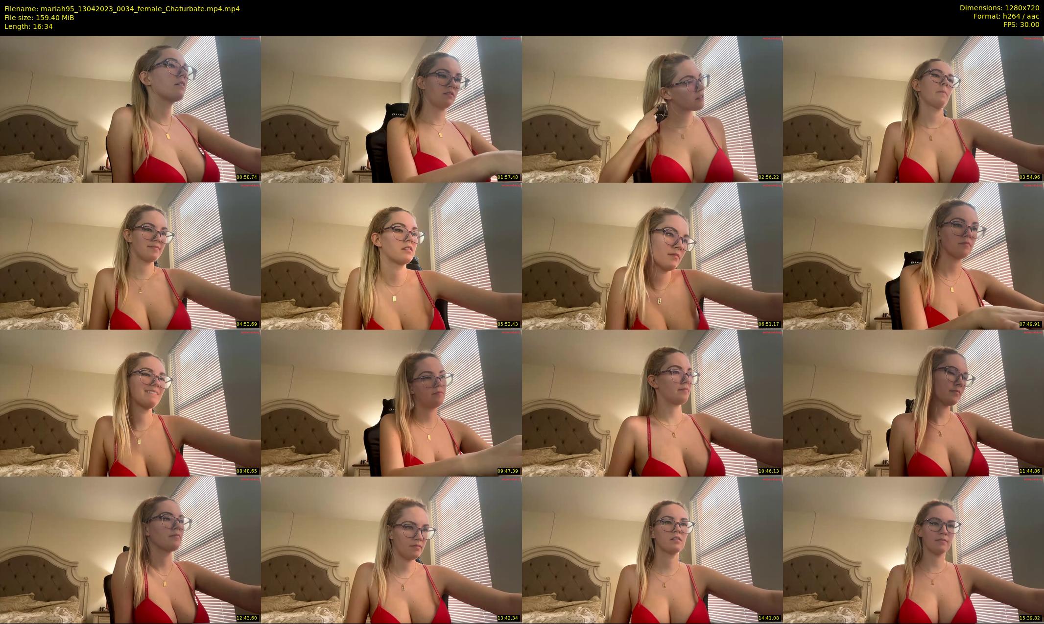 mariah95 — 17 minute Chaturbate female cam show recording, 720p, Apr 13, 2023