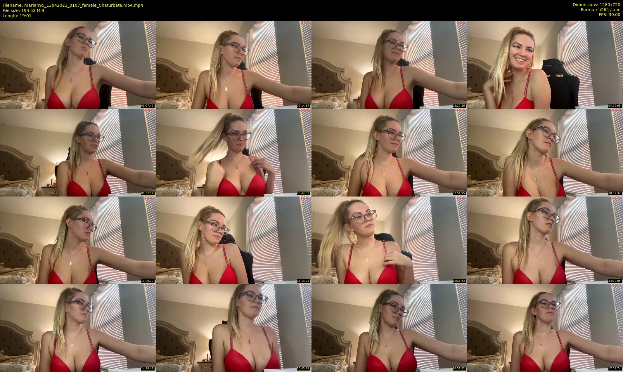 mariah95 — 20 minute Chaturbate female cam show recording, 720p, Apr 13, 2023
