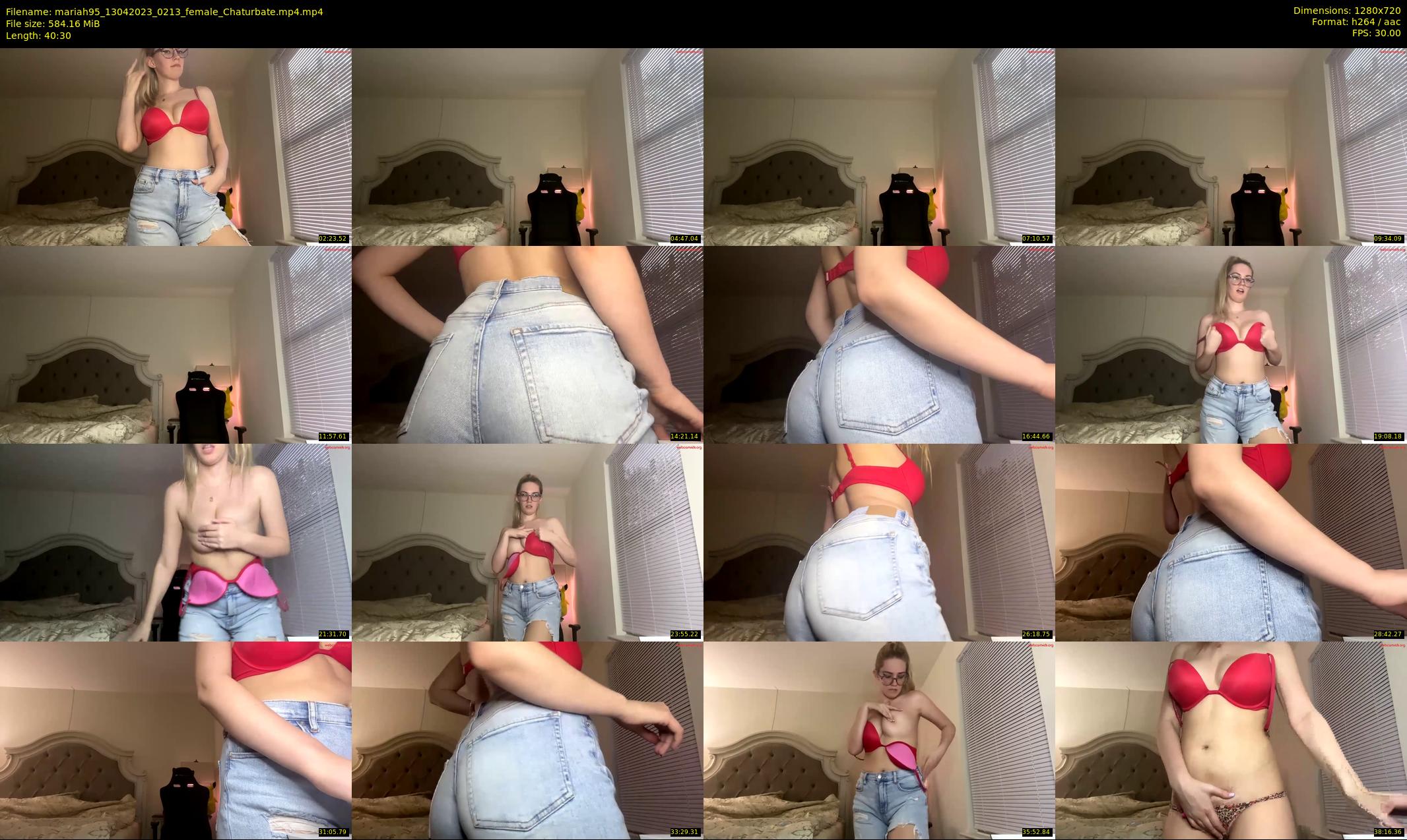 mariah95 — 41 minute Chaturbate female cam show recording, 720p, Apr 13, 2023