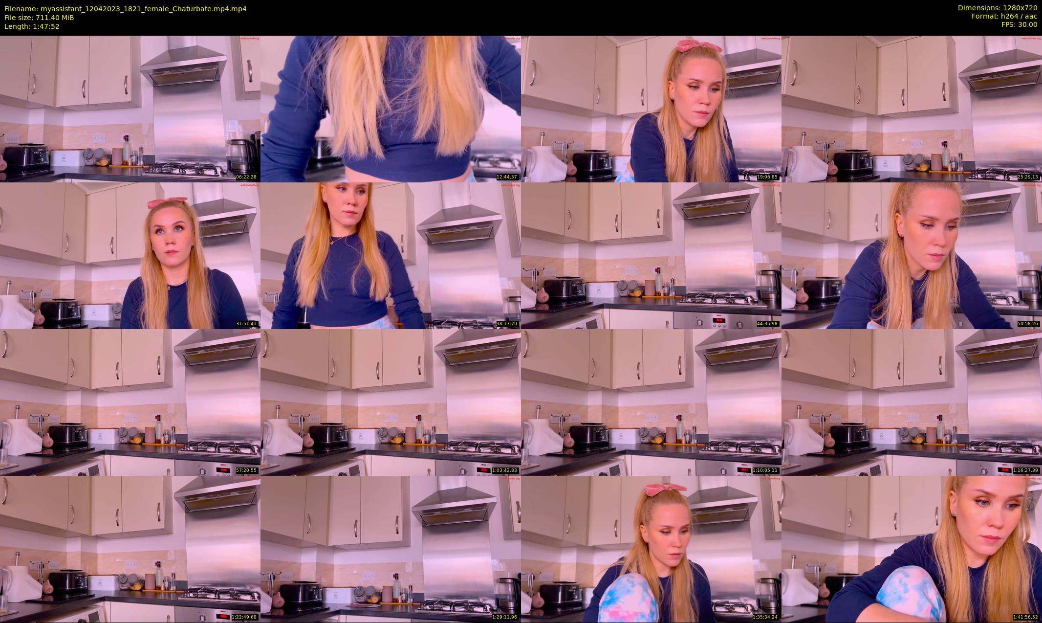 myassistant — 108 minute Chaturbate female cam show recording, 720p, Apr 12, 2023