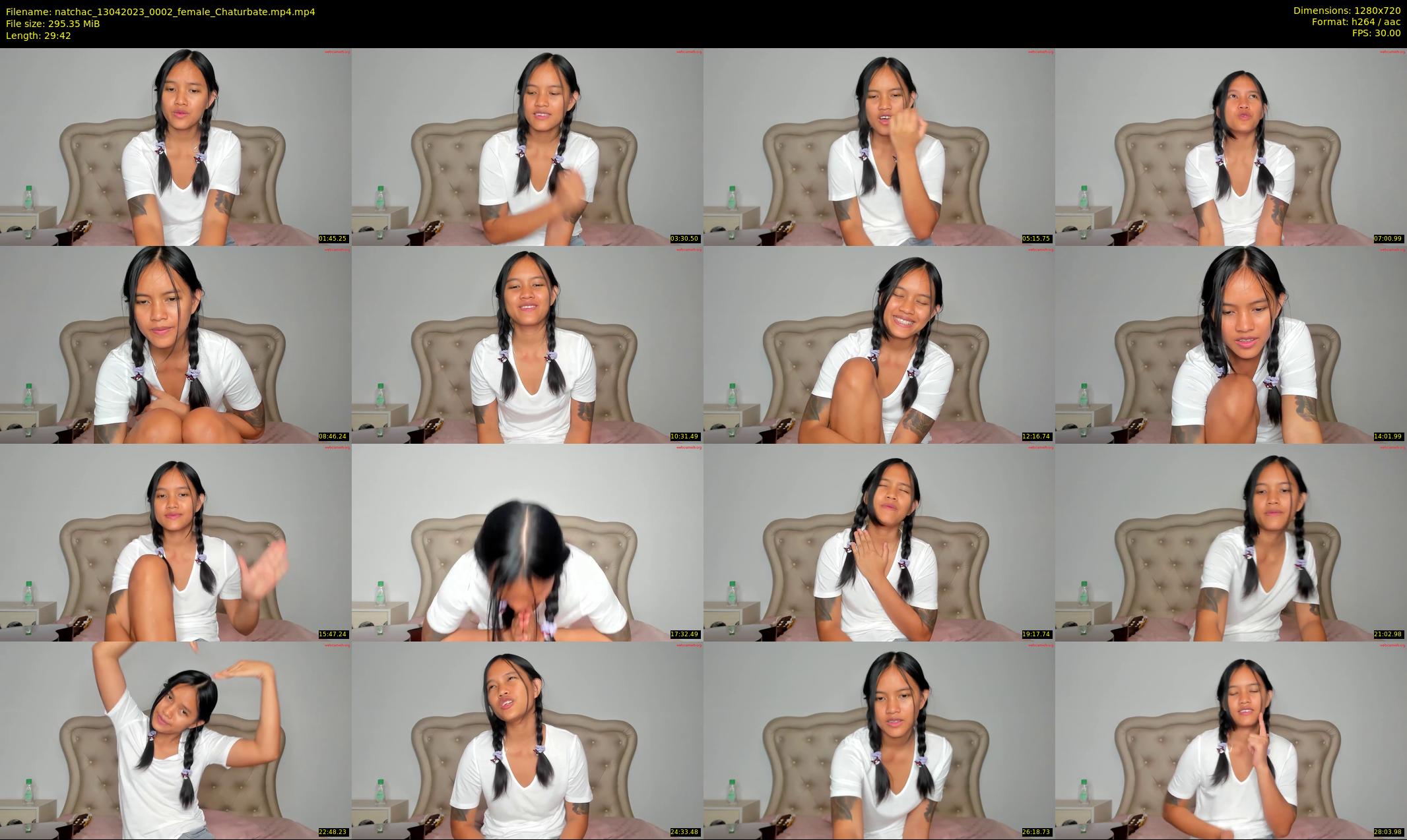natchac — 30 minute Chaturbate female cam show recording, 720p, Apr 13, 2023