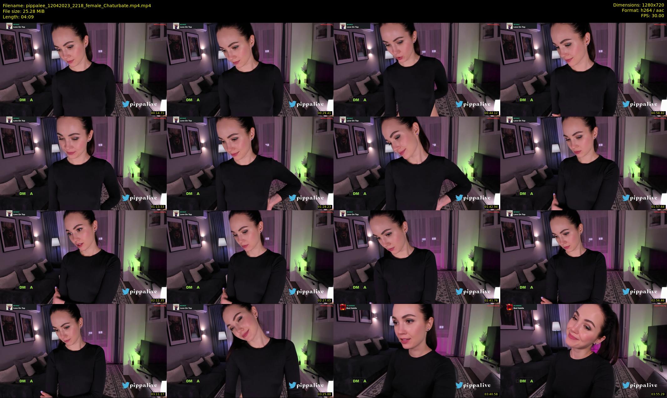 pippalee — 5 minute Chaturbate female cam show recording, 720p, Apr 12, 2023