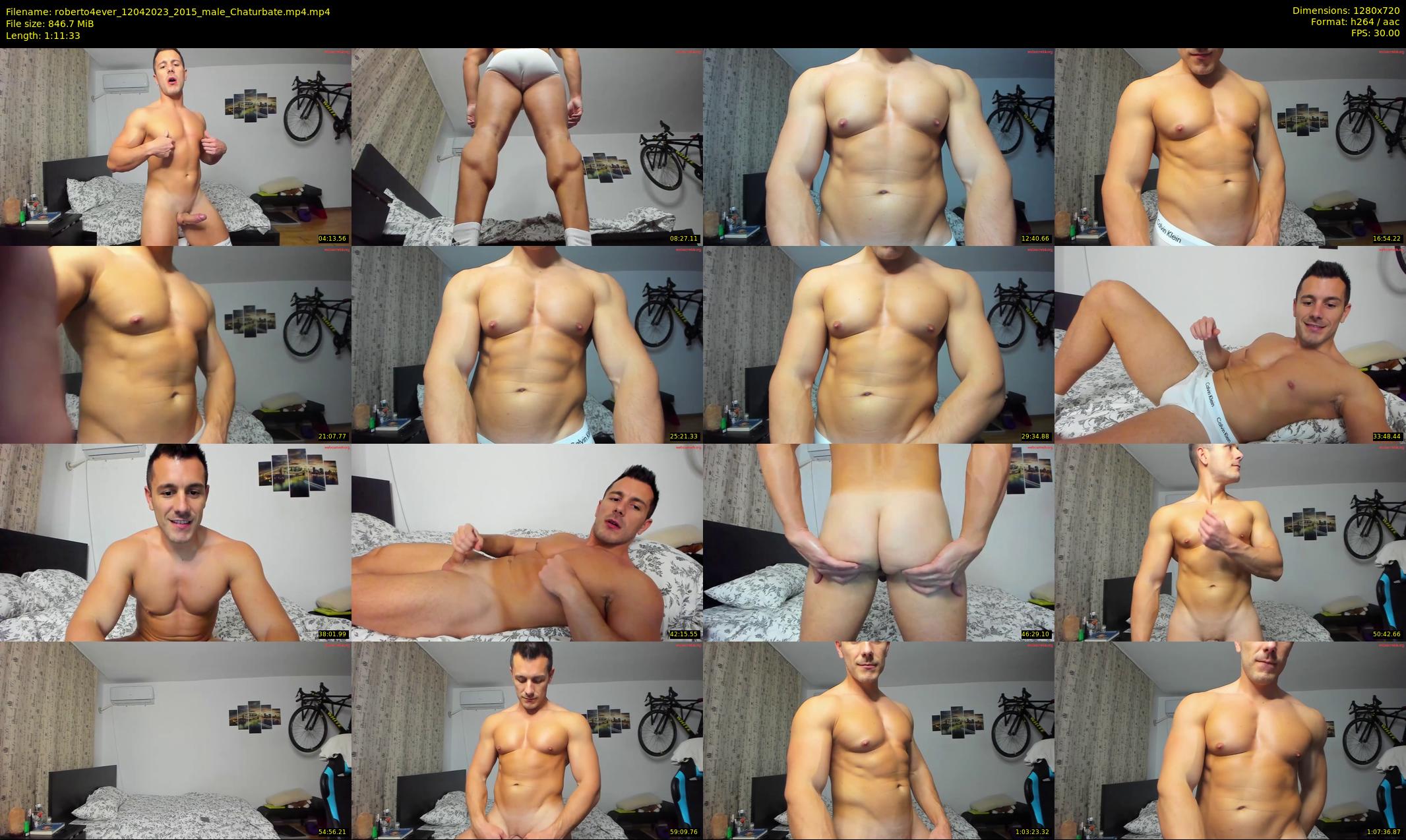 roberto4ever — 72 minute Chaturbate male cam show recording, 720p, Apr 12, 2023