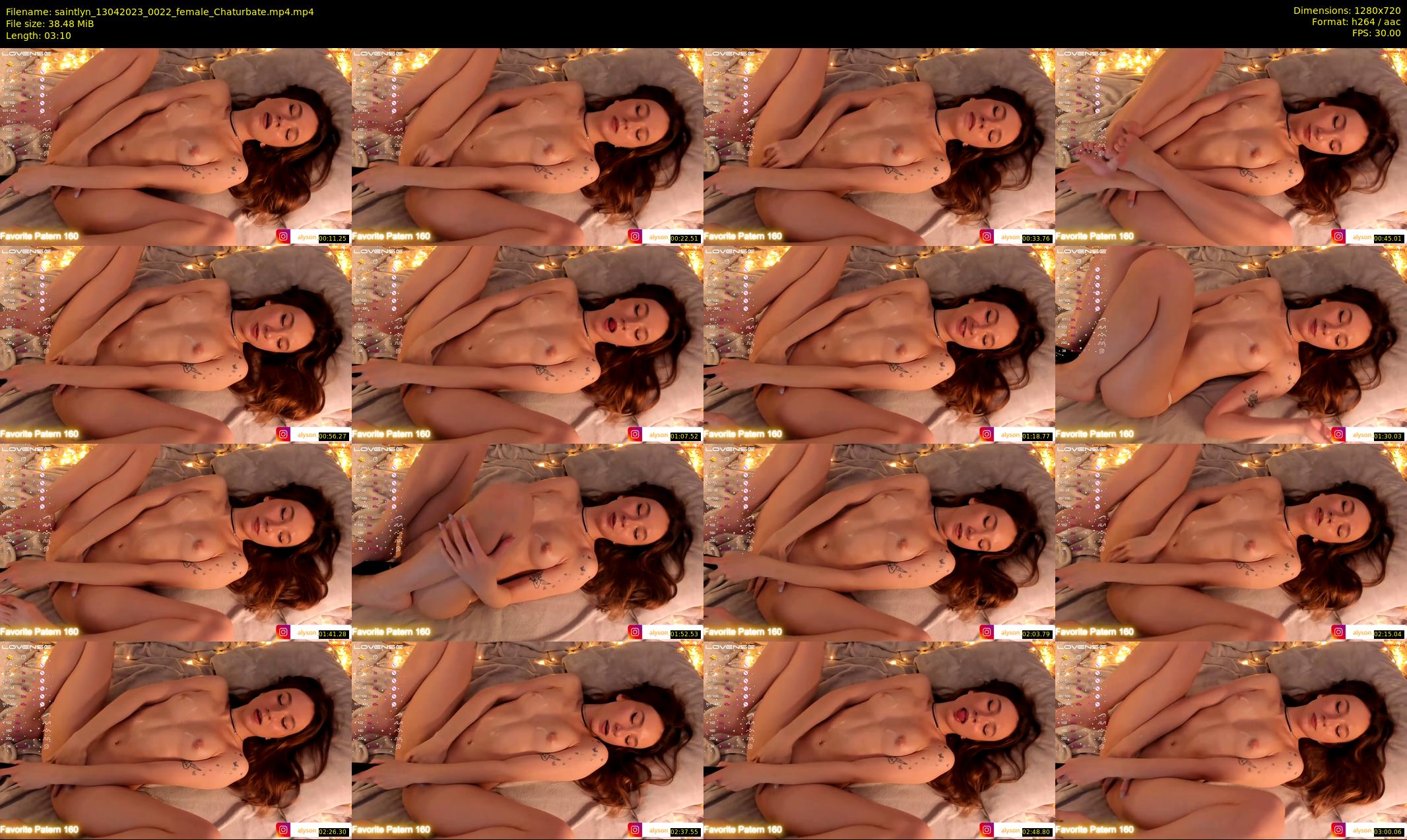 saintlyn — 4 minute Chaturbate female cam show recording, 720p, Apr 13, 2023
