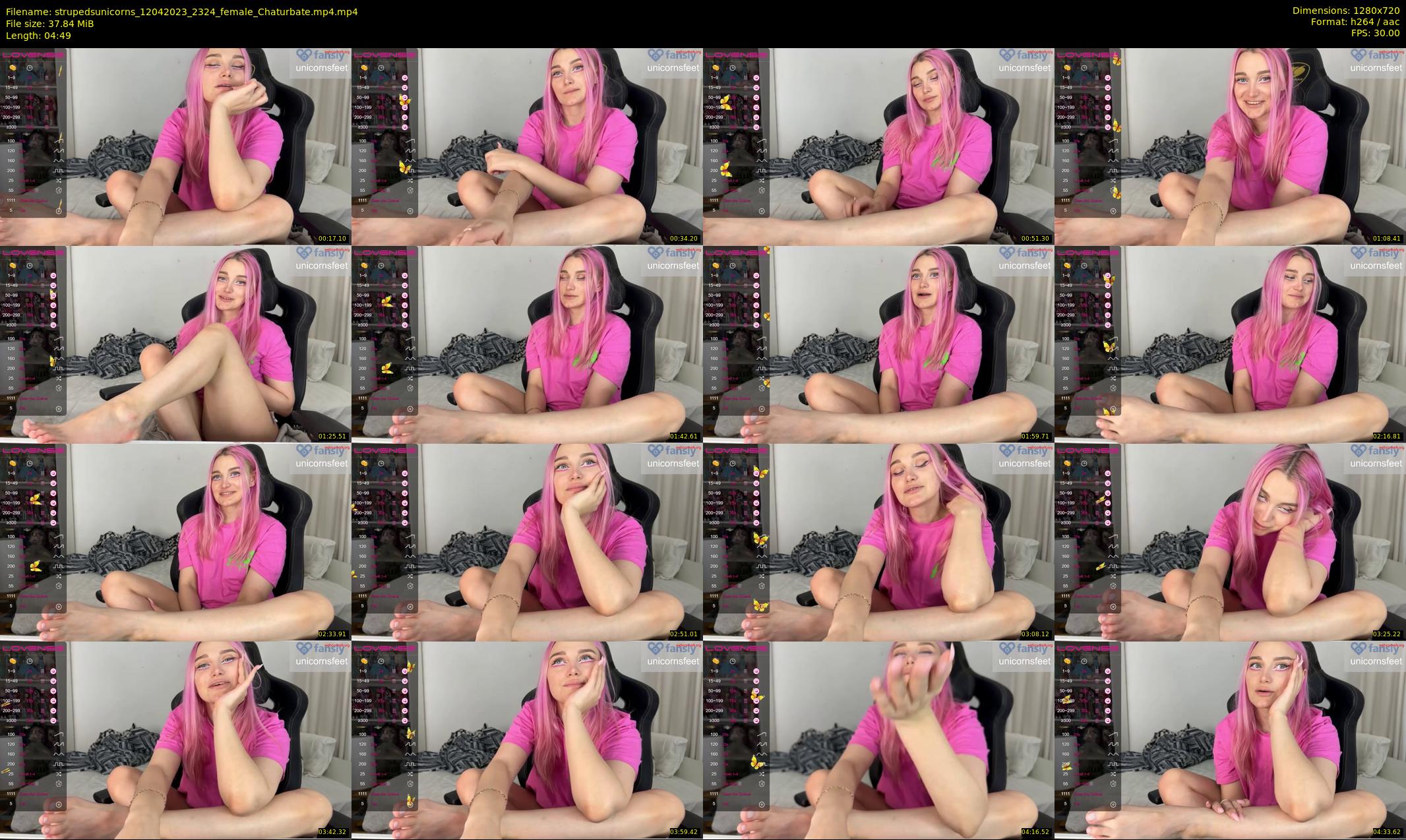 strupedsunicorns — 5 minute Chaturbate couple cam show recording, 720p, Apr 12, 2023