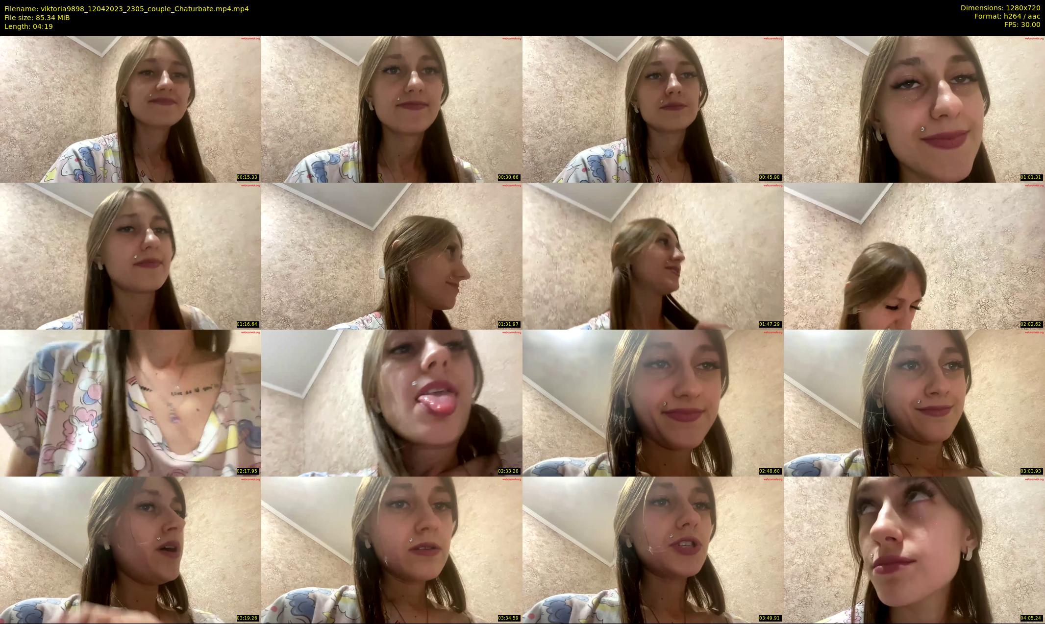 viktoria9898 — 5 minute Chaturbate couple cam show recording, 720p, Apr 12, 2023