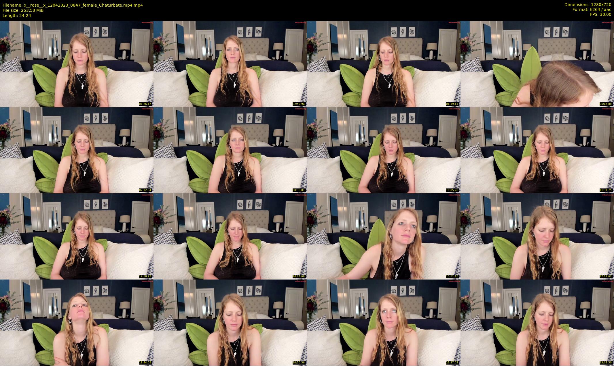x__rose__x — 25 minute Chaturbate female cam show recording, 720p, Apr 12, 2023