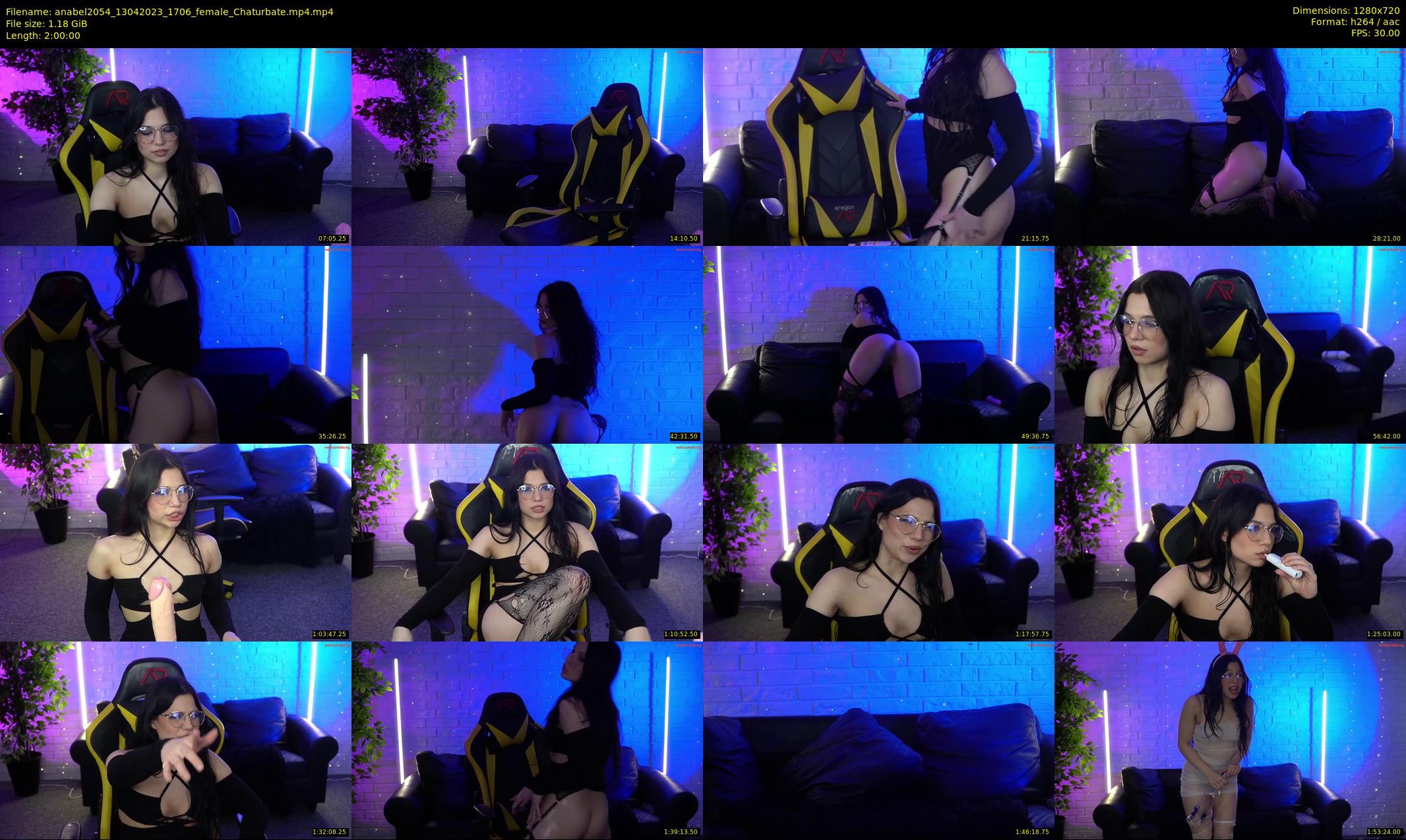 anabel2054 — 120 minute Chaturbate female cam show recording, 720p, Apr 13, 2023