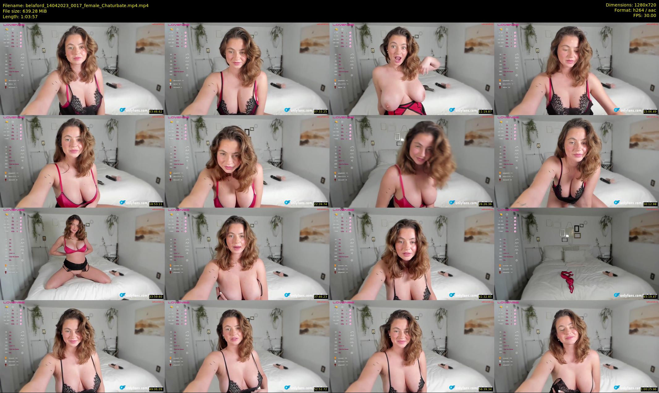 belaford — 64 minute Chaturbate female cam show recording, 720p, Apr 14, 2023