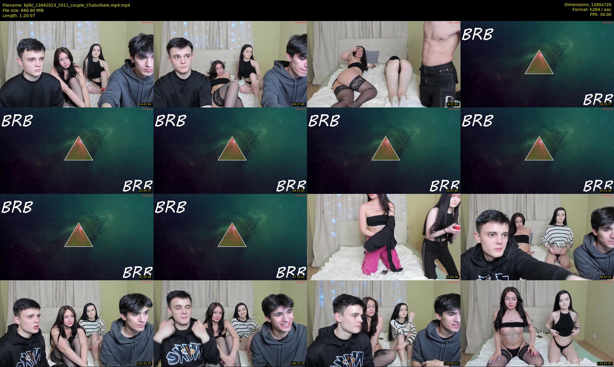 bjliki — 81 minute Chaturbate couple cam show recording, 720p, Apr 13, 2023