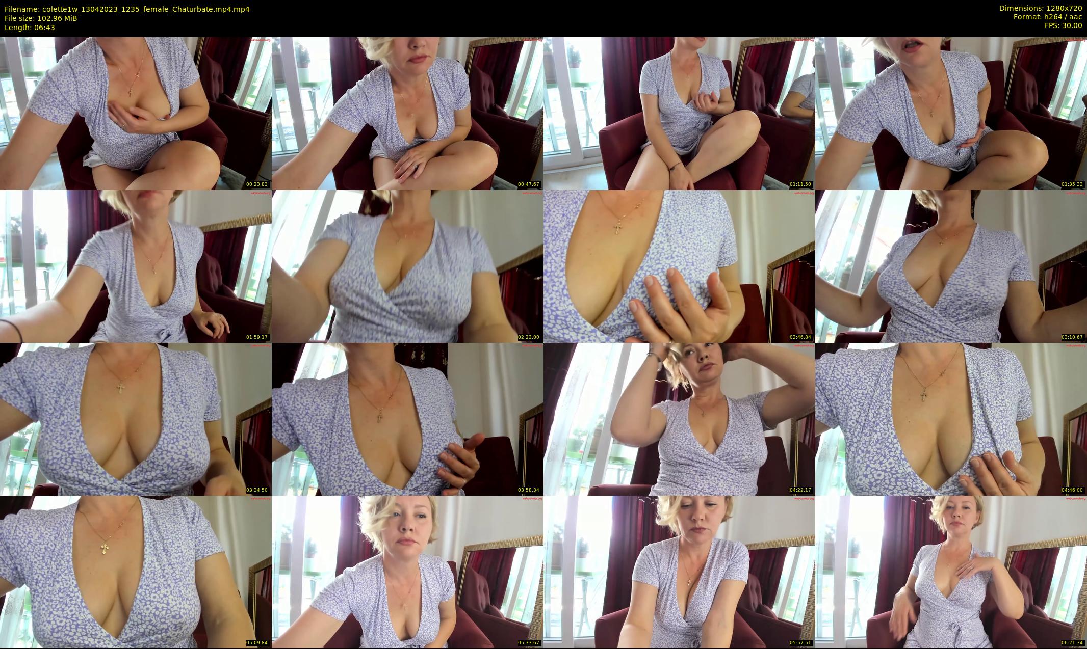 colette1w — 7 minute Chaturbate female cam show recording, 720p, Apr 13, 2023