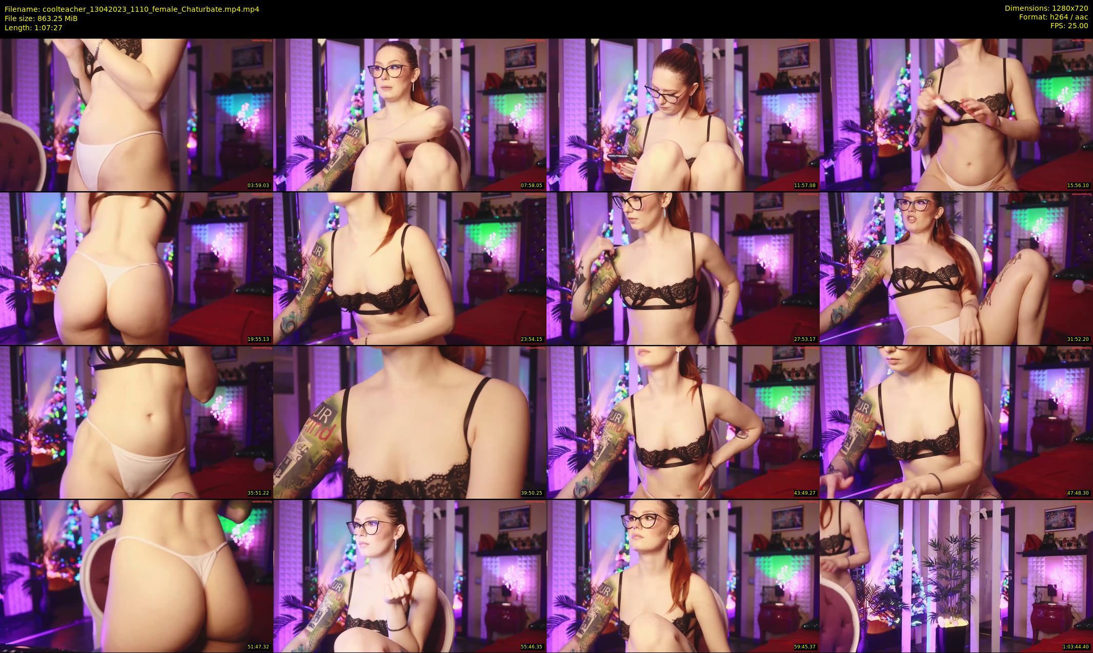 coolteacher — 68 minute Chaturbate female cam show recording, 720p, Apr 13, 2023