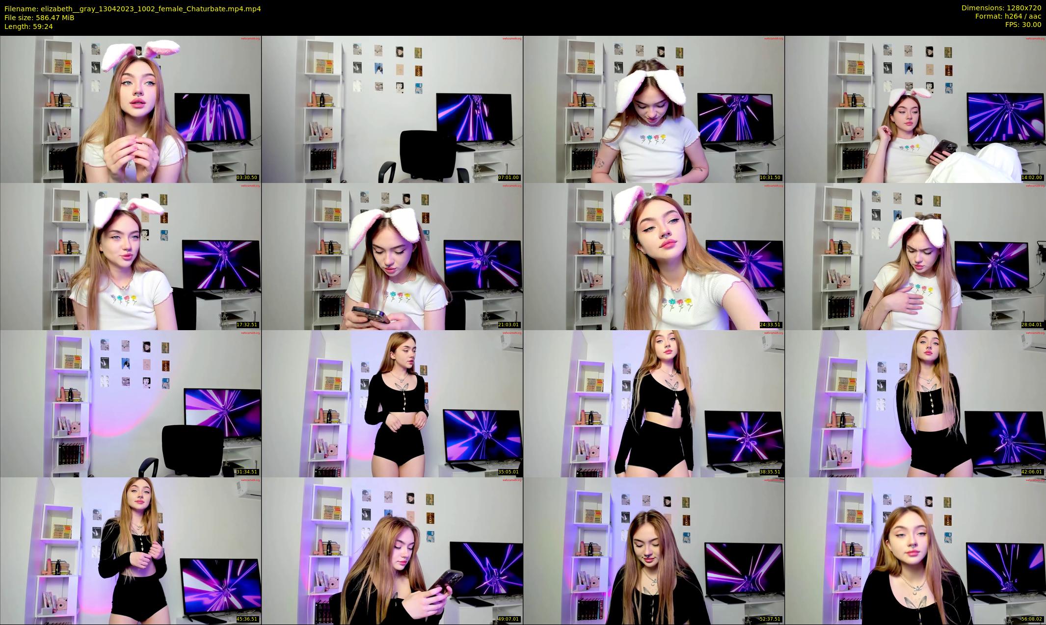 elizabeth__gray — 60 minute Chaturbate female cam show recording, 720p, Apr 13, 2023