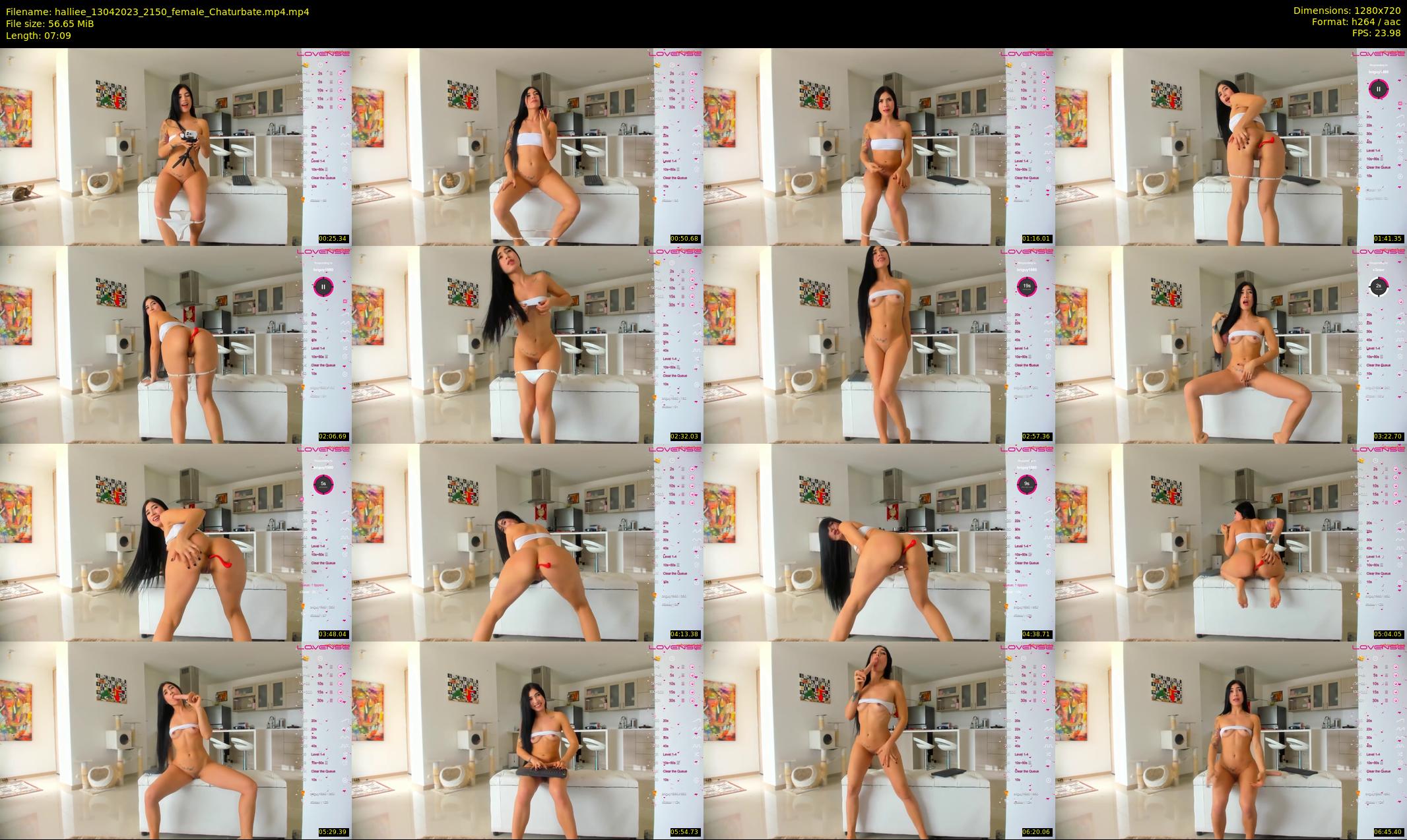 halliee — 8 minute Chaturbate couple cam show recording, 720p, Apr 13, 2023