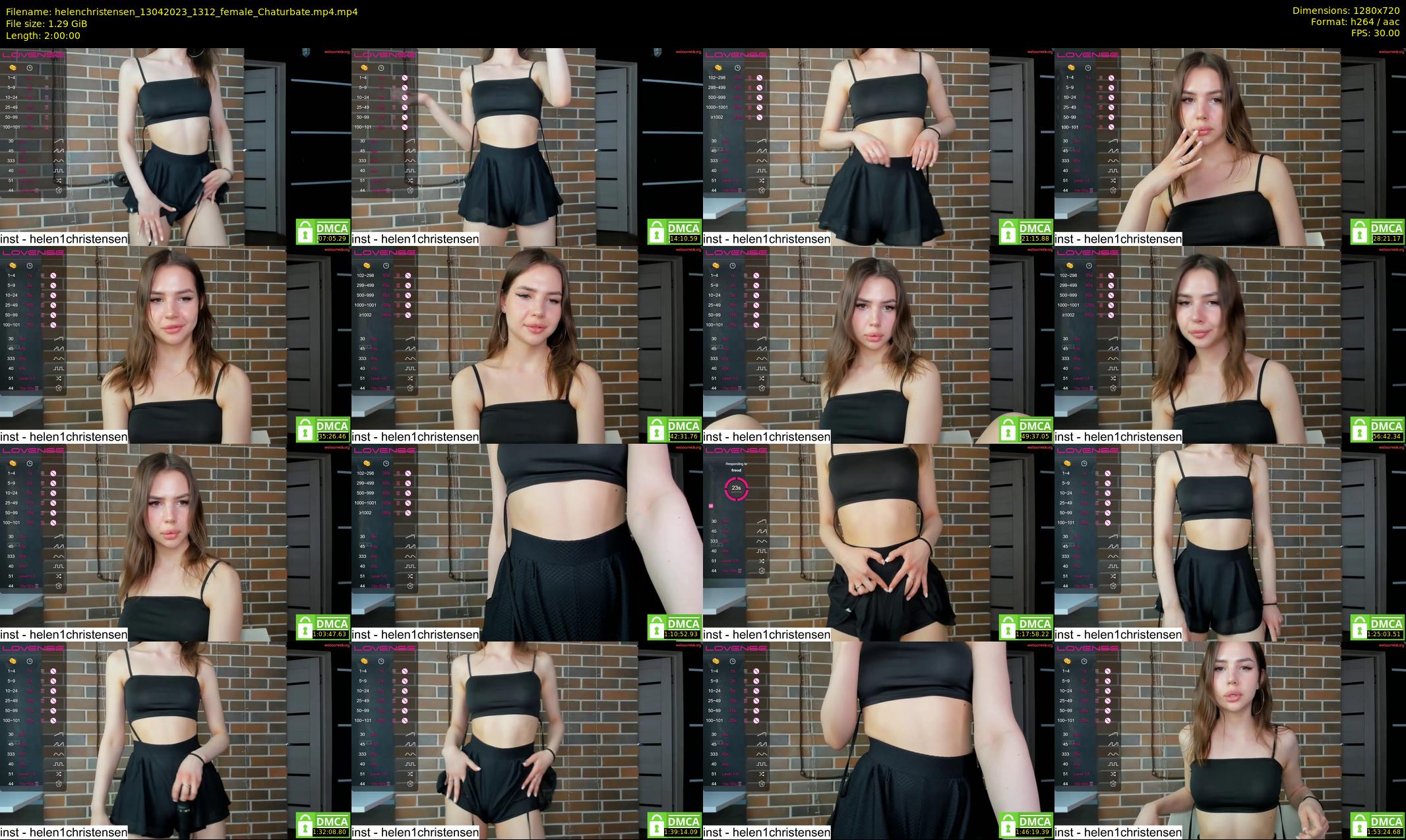 helenchristensen — 120 minute Chaturbate female cam show recording, 720p, Apr 13, 2023
