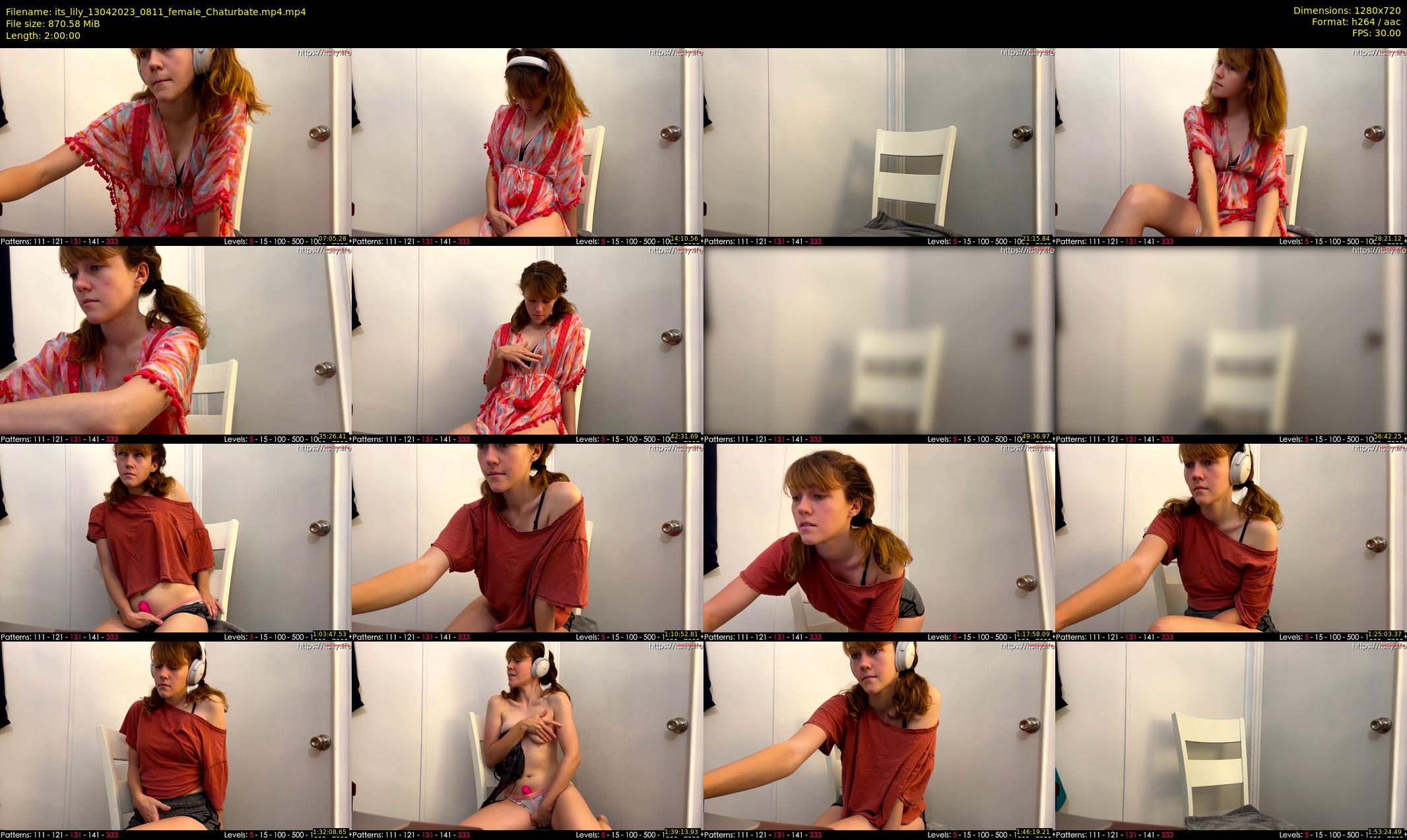its_lily — 120 minute Chaturbate female cam show recording, 720p, Apr 13, 2023