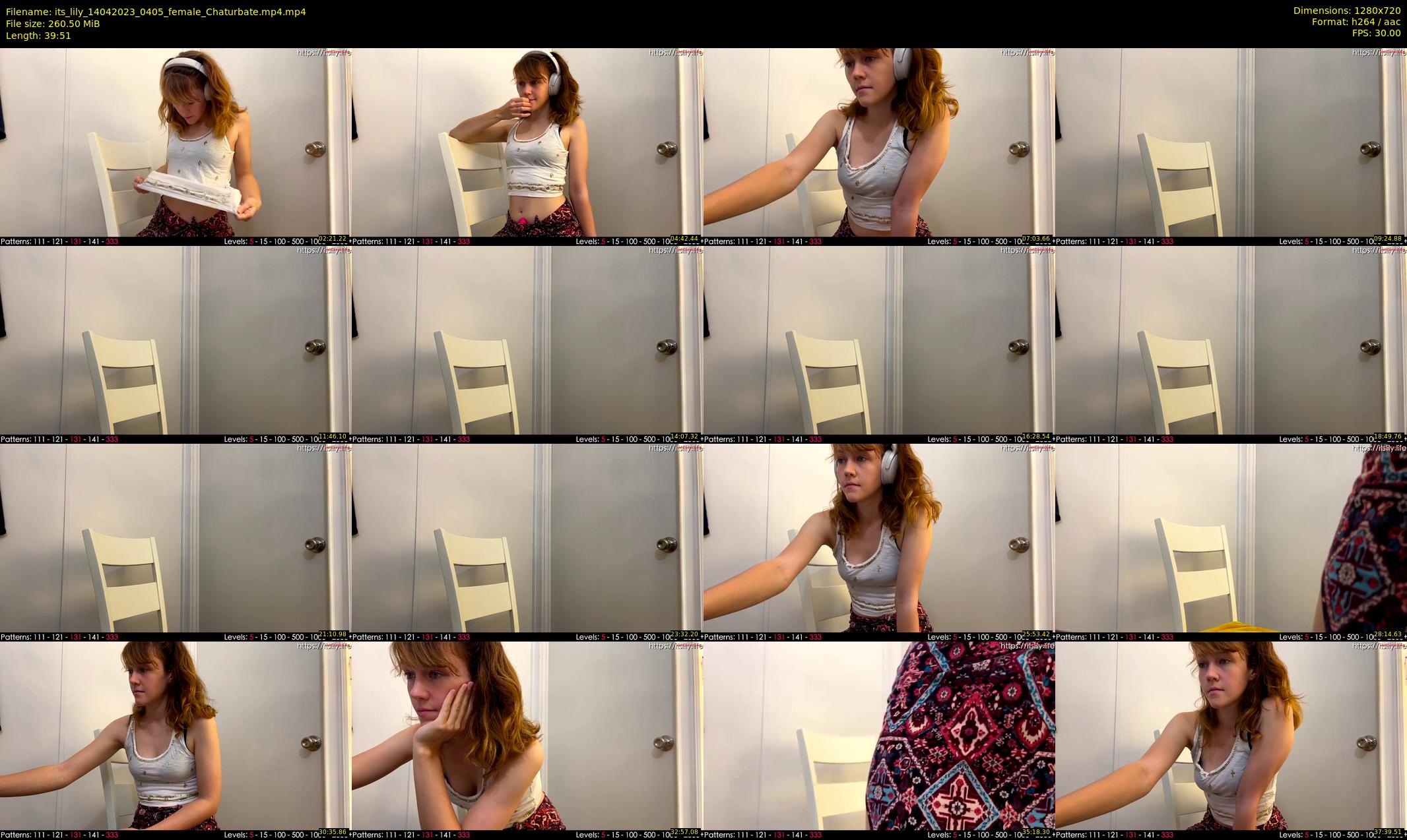 its_lily — 40 minute Chaturbate female cam show recording, 720p, Apr 14, 2023
