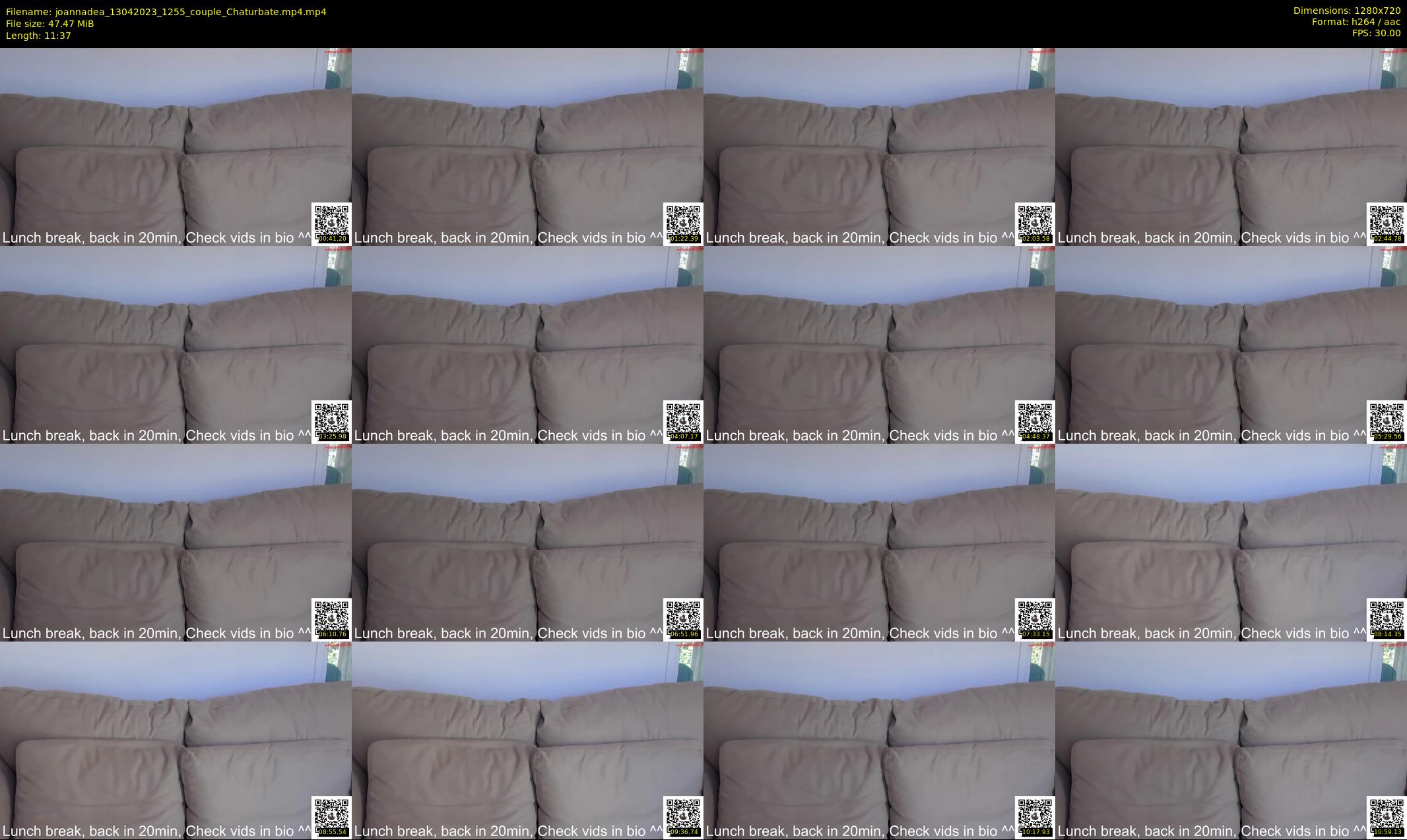 joannadea — 12 minute Chaturbate female cam show recording, 720p, Apr 13, 2023